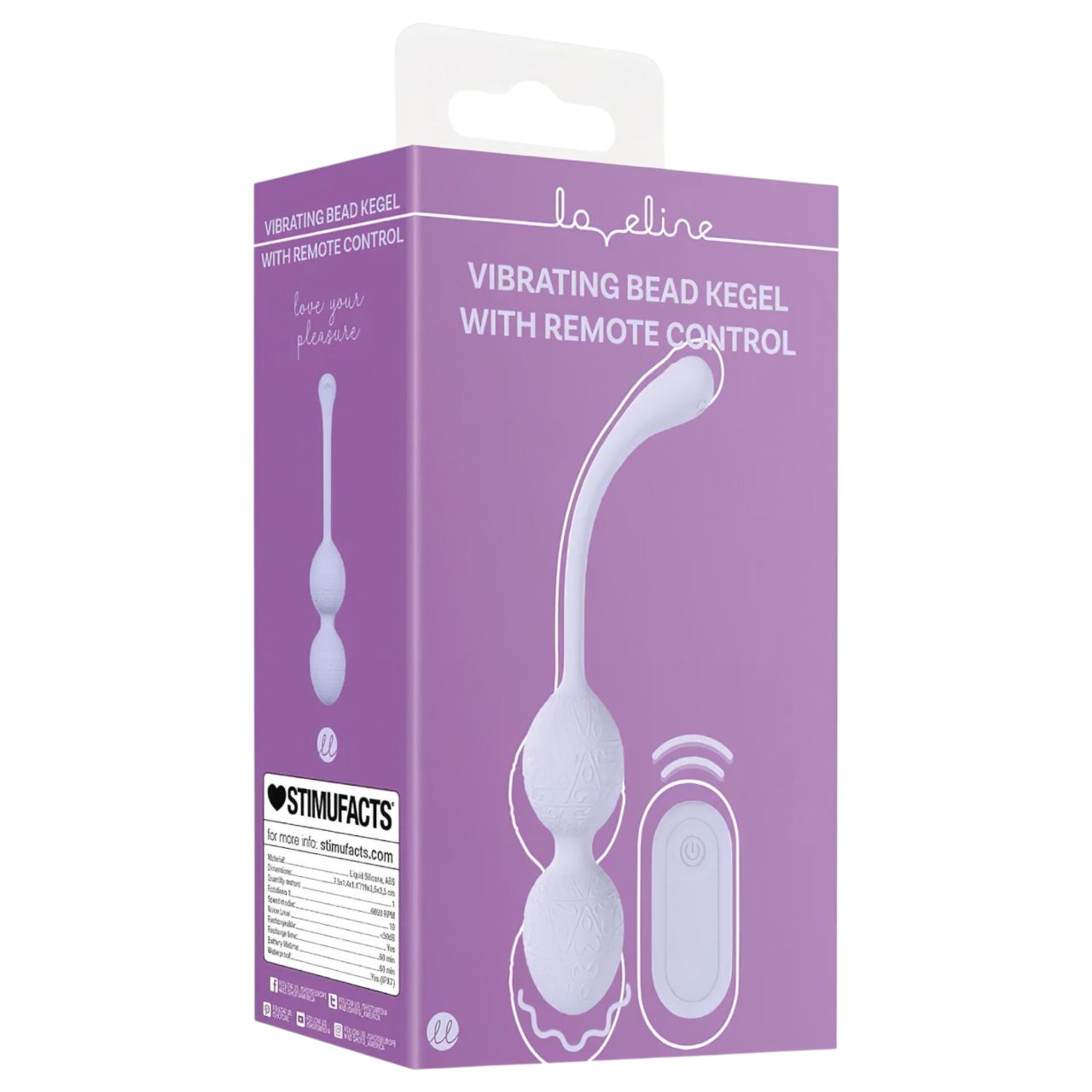 Loveline - vibrációs kegel duo (lila) Loveline - vibrációs kegel duo (lila)