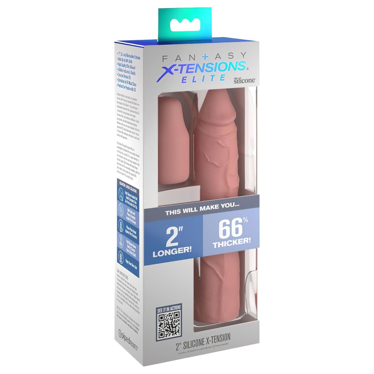 X-TENSION Elite 2 - méretre vágható péniszköpeny (natúr) X-TENSION Elite 2 - méretre vágható péniszköpeny (natúr)