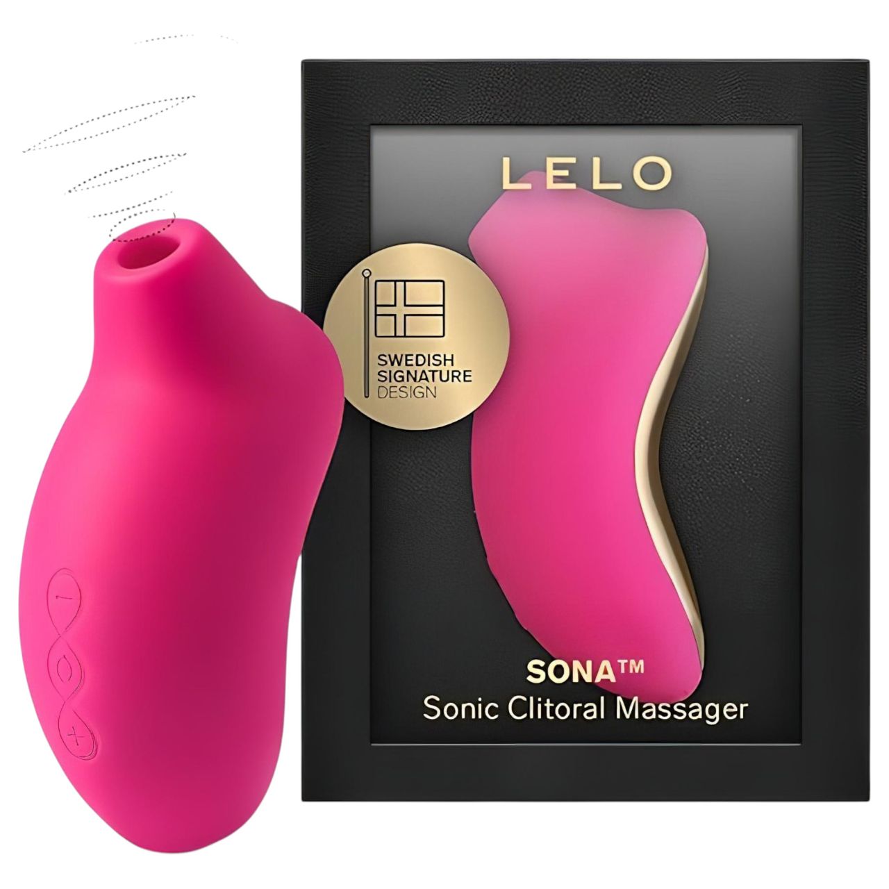 LELO Sona - hanghullámos csiklóizgató (cseresznye) LELO Sona - hanghullámos csiklóizgató (cseresznye)