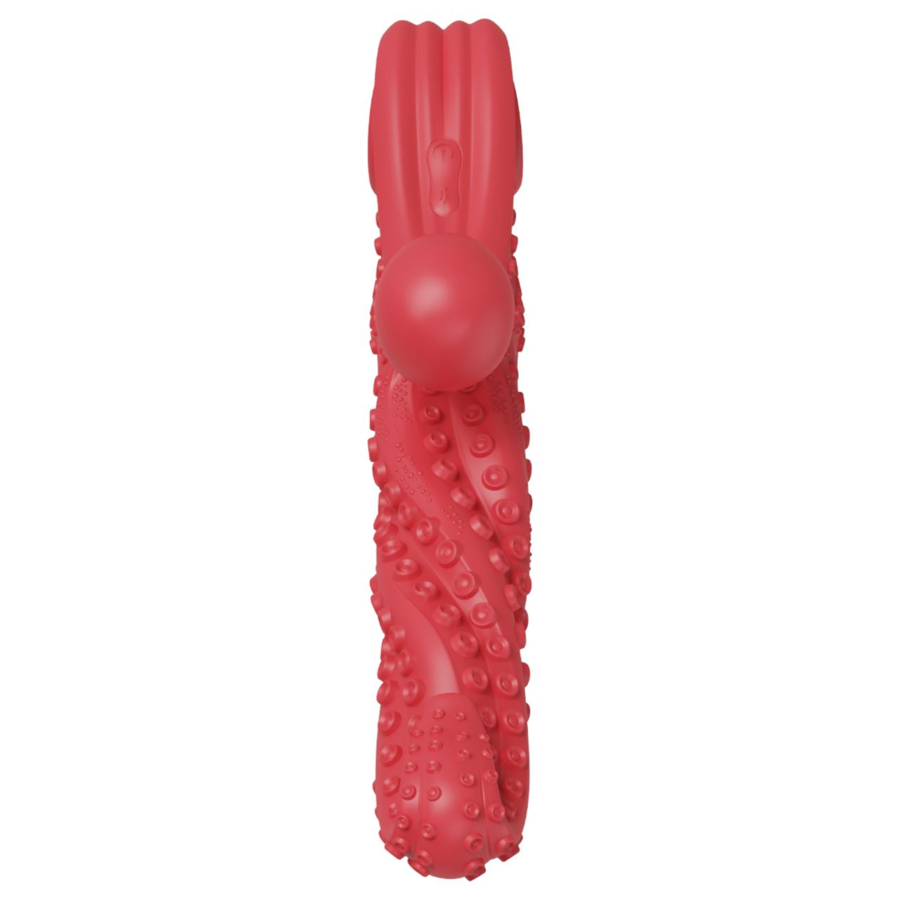Monster Fuck - Csiklókaros polipkar vibrátor (piros)