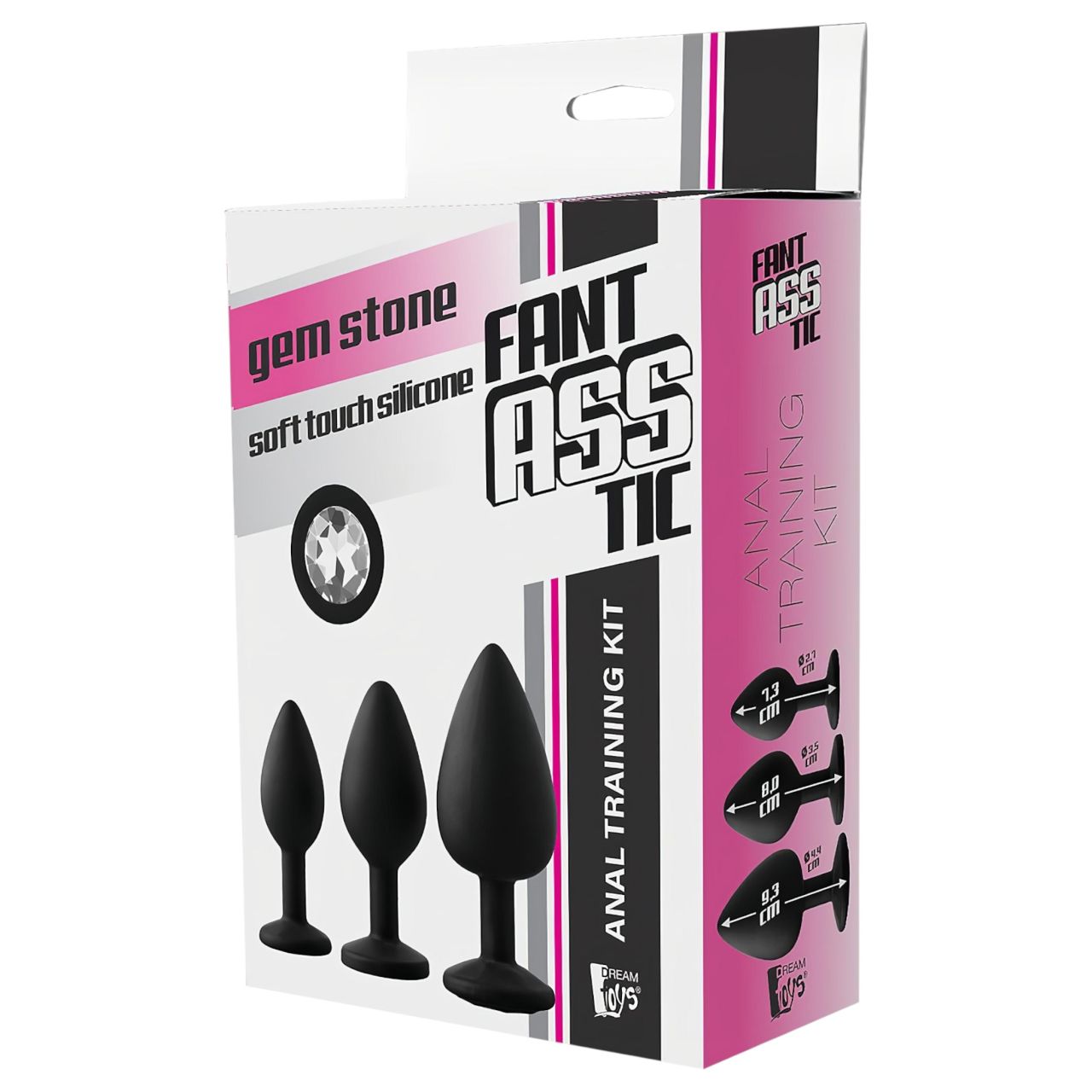 Dreamtoys Fantasstic - anál plug szett - 3db (fekete) Dreamtoys Fantasstic - anál plug szett - 3db (fekete)