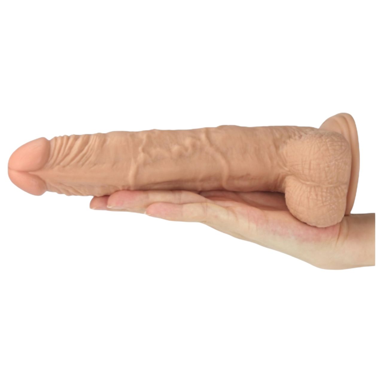 Lovetoy Real Extreme - tapadókorongos dildó - 24cm Lovetoy Real Extreme - tapadókorongos dildó - 24cm