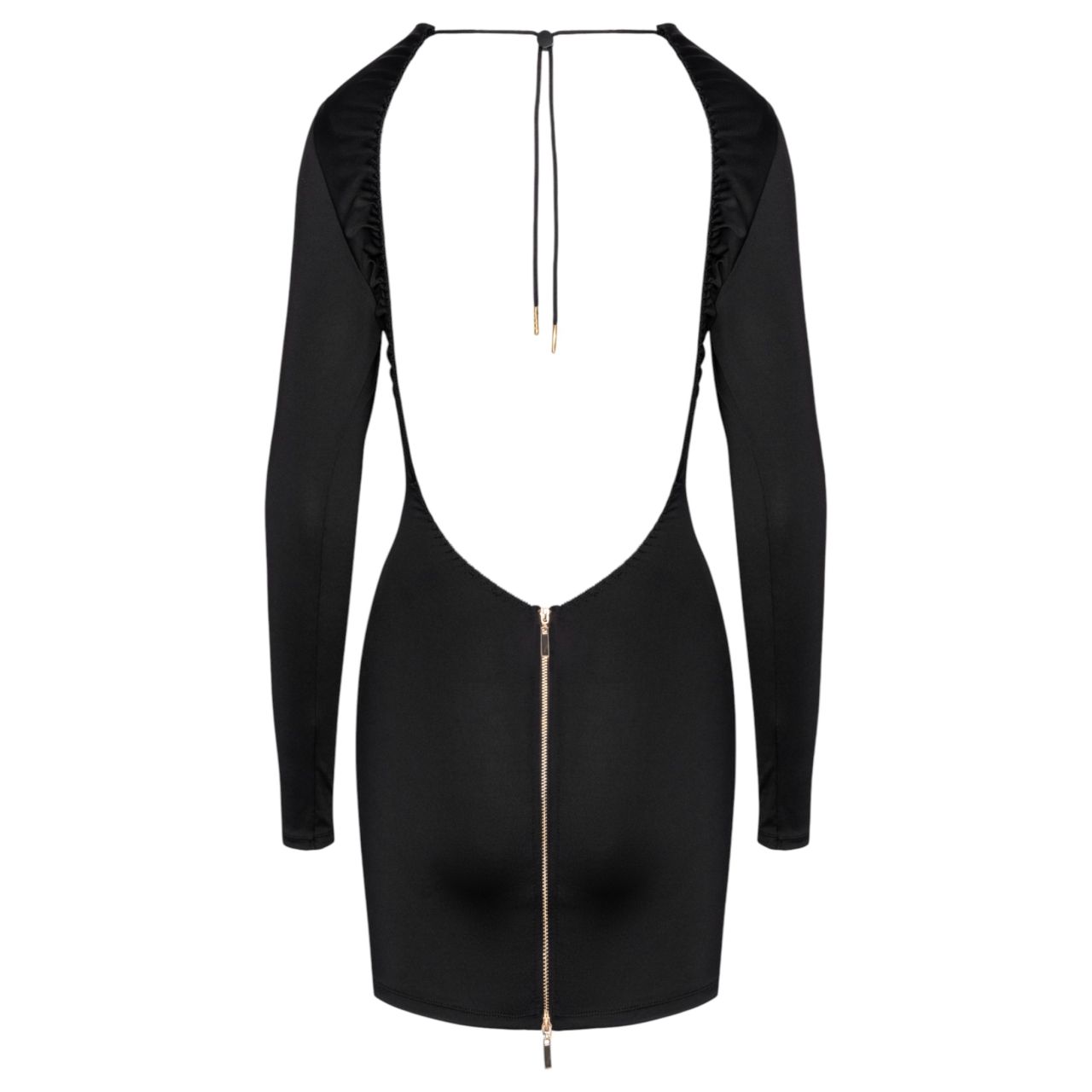 Cottelli - nyitott hátú miniruha (fekete)