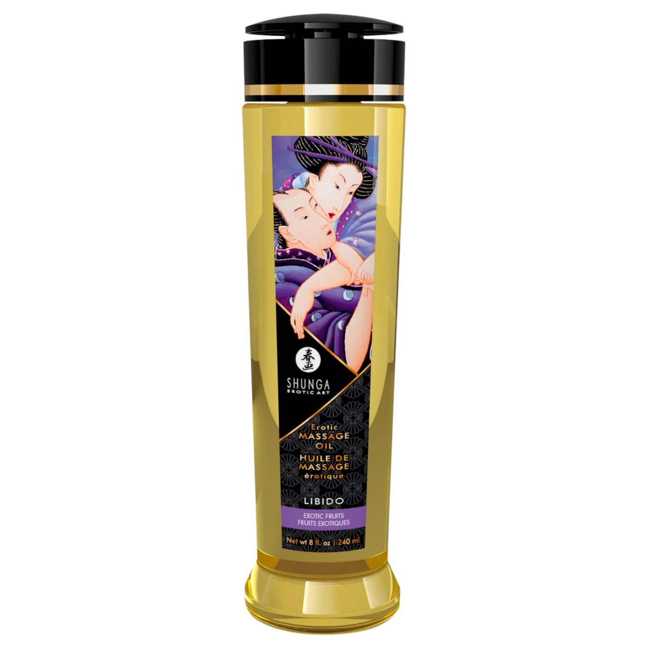 Shunga - masszázsolaj - egzotikus gyümölcs (240ml)