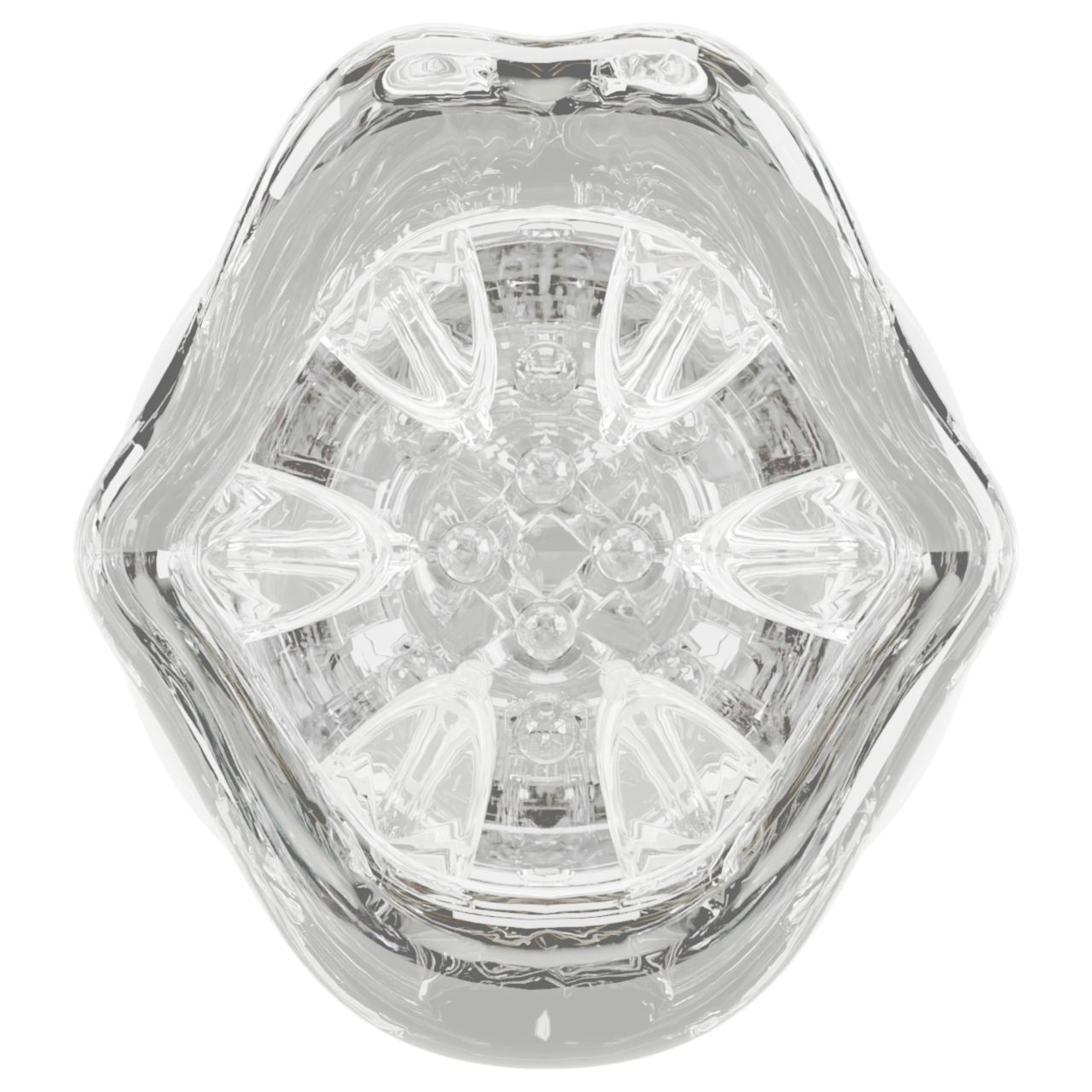 Stroker - rezgő, forgó maszturbátor (átlátszó) Stroker - rezgő, forgó maszturbátor (átlátszó)