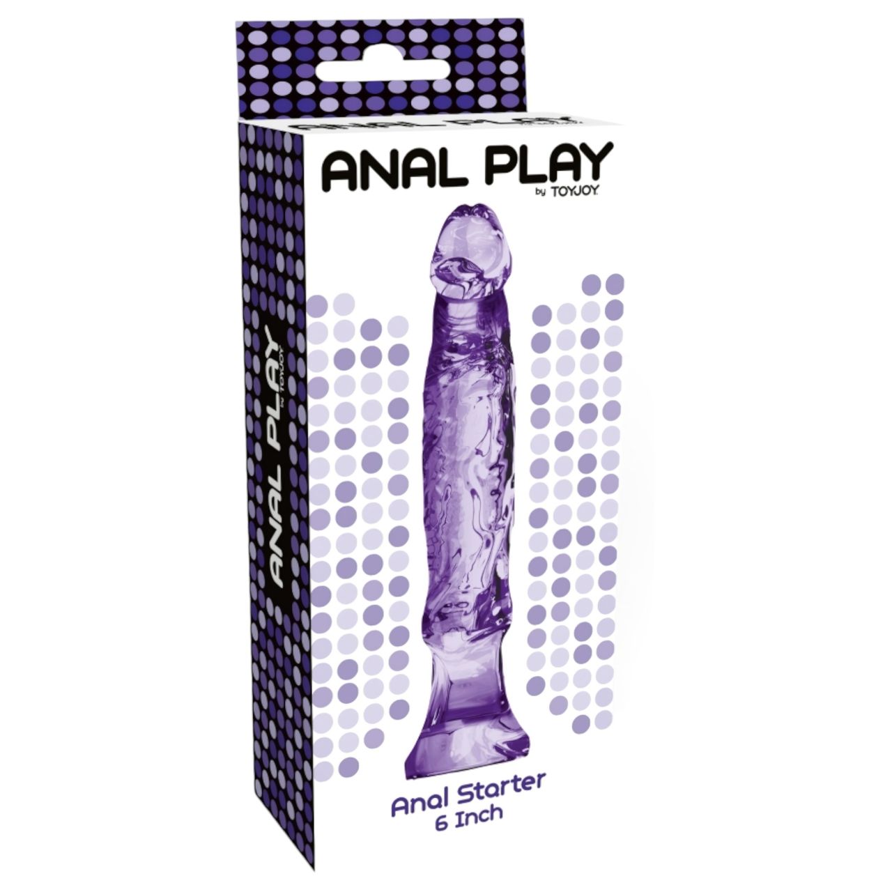Toyjoy Anal Starter - élethű anál dildó - 16cm (lila) Toyjoy Anal Starter - élethű anál dildó - 16cm (lila)