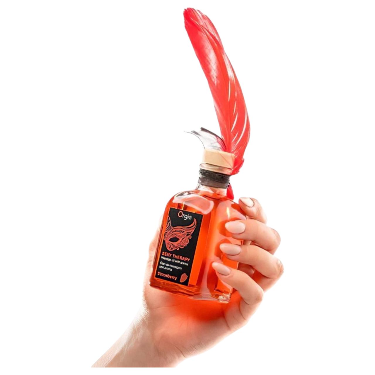 Orgie Sexy Therapy - masszázsolaj szett - eper