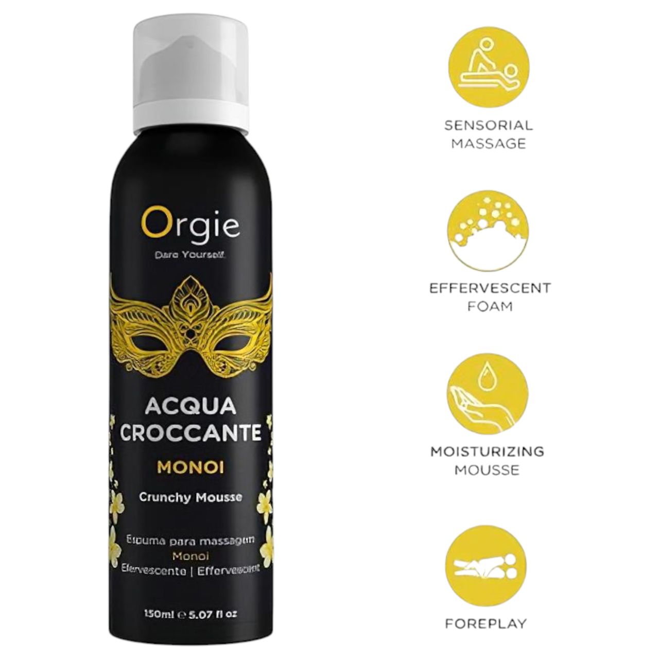 Orgie Acqua Croccante - masszázs hab - trópusi (150ml) Orgie Acqua Croccante - masszázs hab - trópusi (150ml)