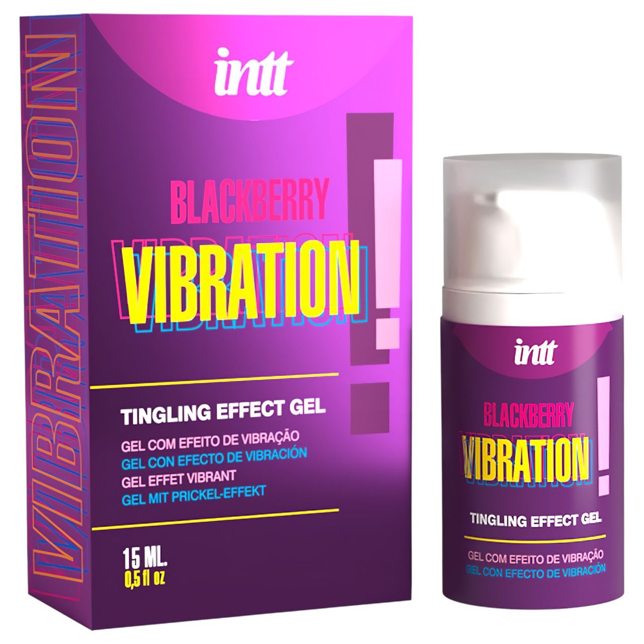 Intt Vibration! - folyékony vibrátor - szeder (15ml)
