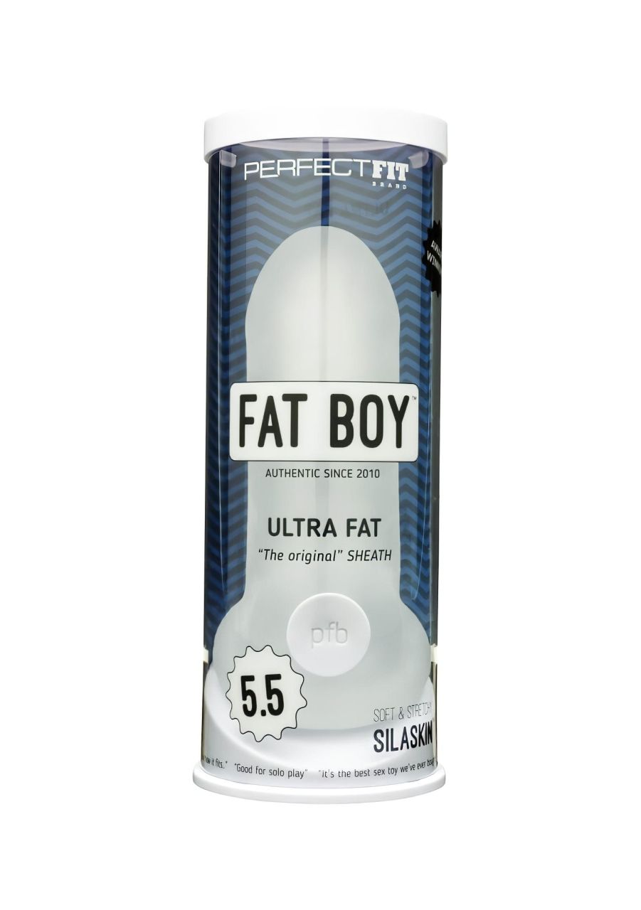 Fat Boy Original Ultra Fat - péniszköpeny (15cm) - fehér