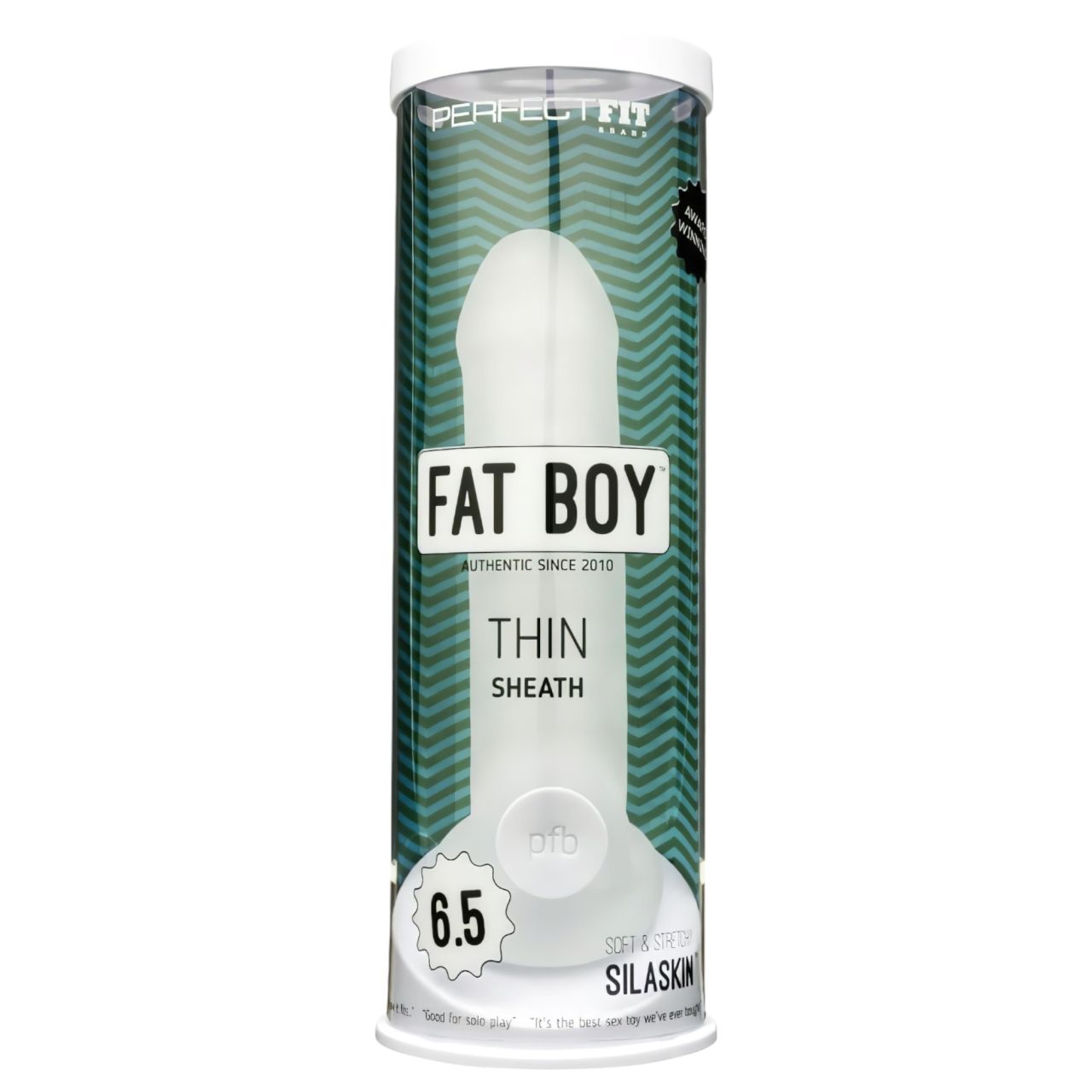 Fat Boy Thin - péniszköpeny (17cm) - fehér