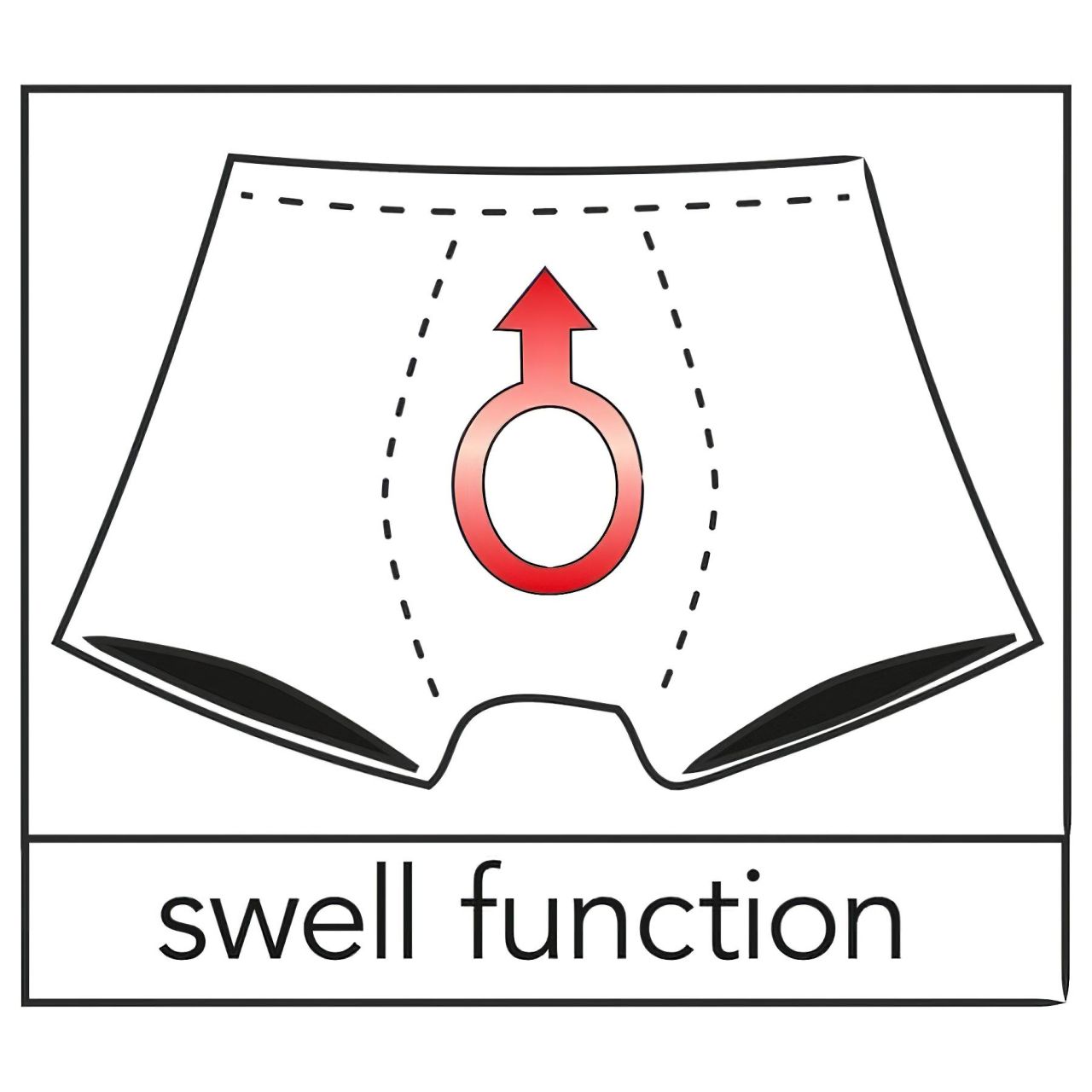 Svenjoyment - Lepatentolható tanga férfiaknak (fekete)