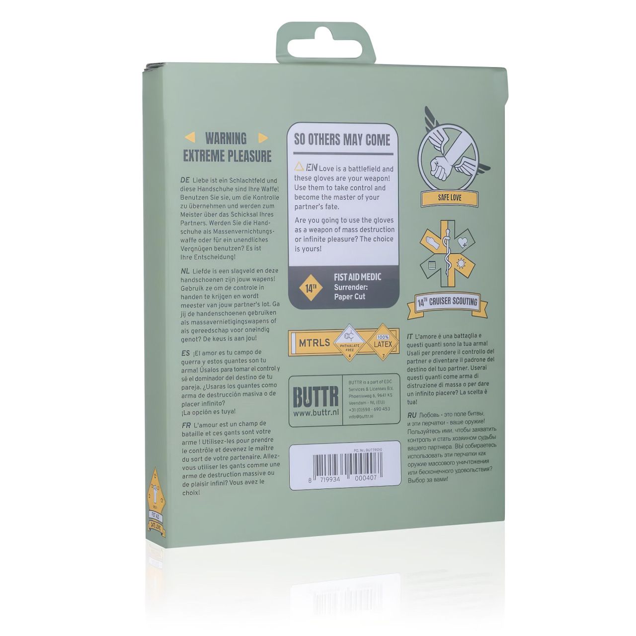 BUTTR Gauntlets - latex fisting, ökölszex kesztyű (fekete) BUTTR Gauntlets - latex fisting, ökölszex kesztyű (fekete)