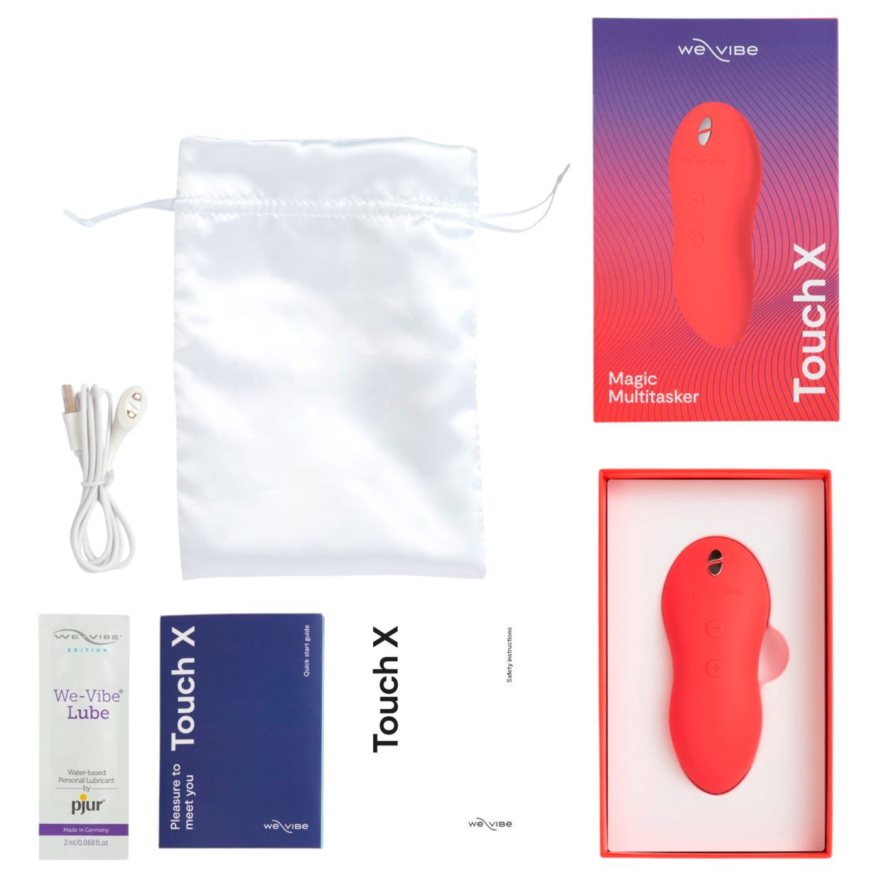 We-Vibe Touch X - akkus, vízálló csikló vibrátor (korall) We-Vibe Touch X - akkus, vízálló csikló vibrátor (korall)