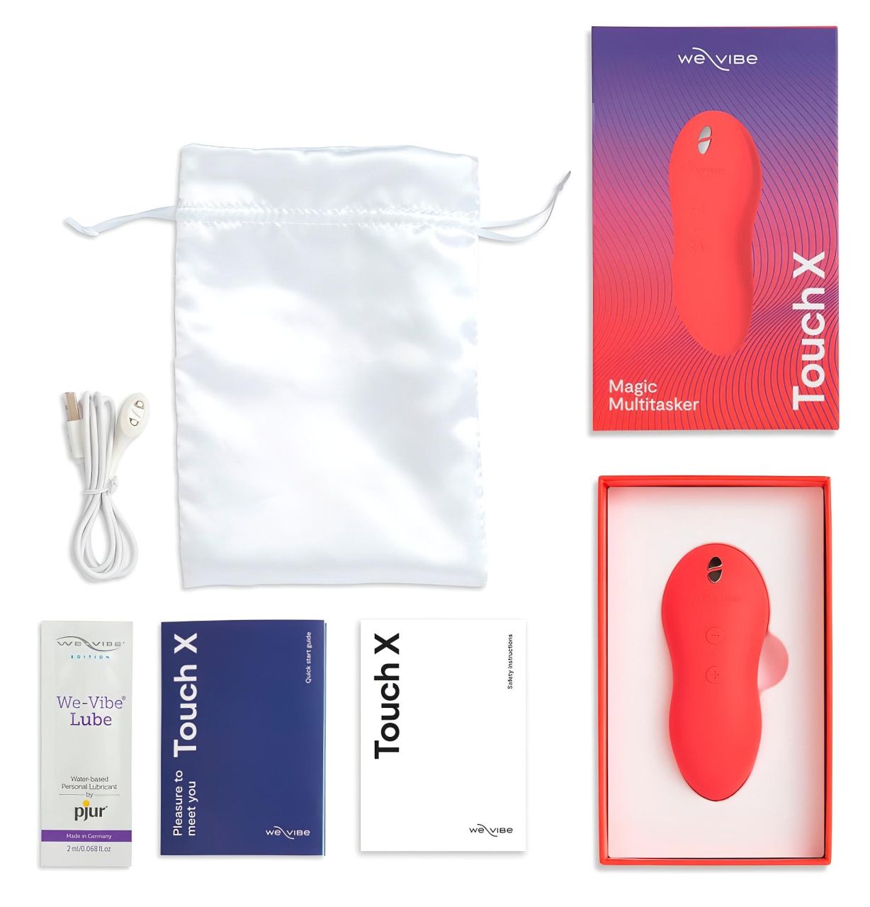 We-Vibe Touch X - akkus, vízálló csikló vibrátor (korall) We-Vibe Touch X - akkus, vízálló csikló vibrátor (korall)