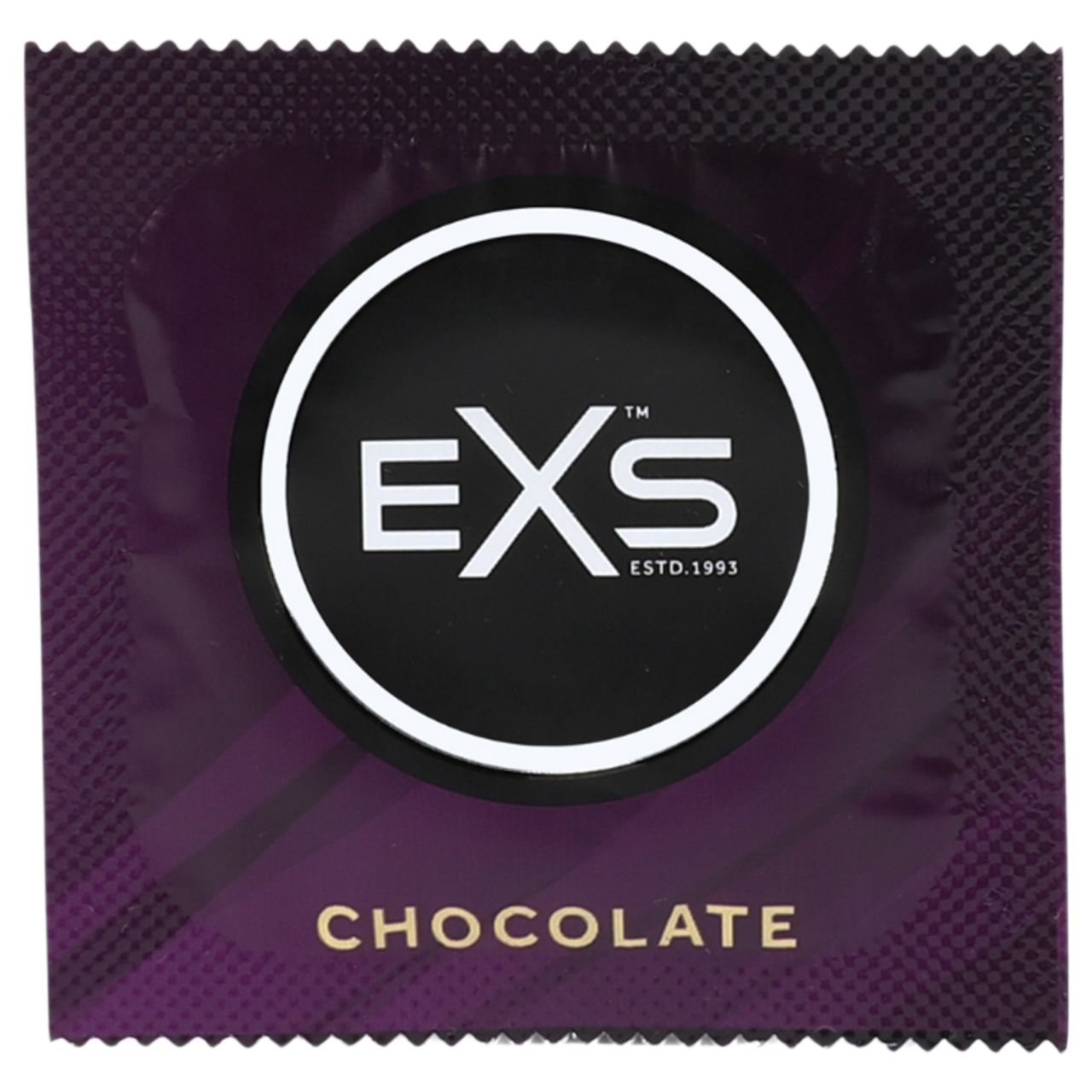 EXS Hot Chocolate - óvszer csoki ízű - fekete (100db)