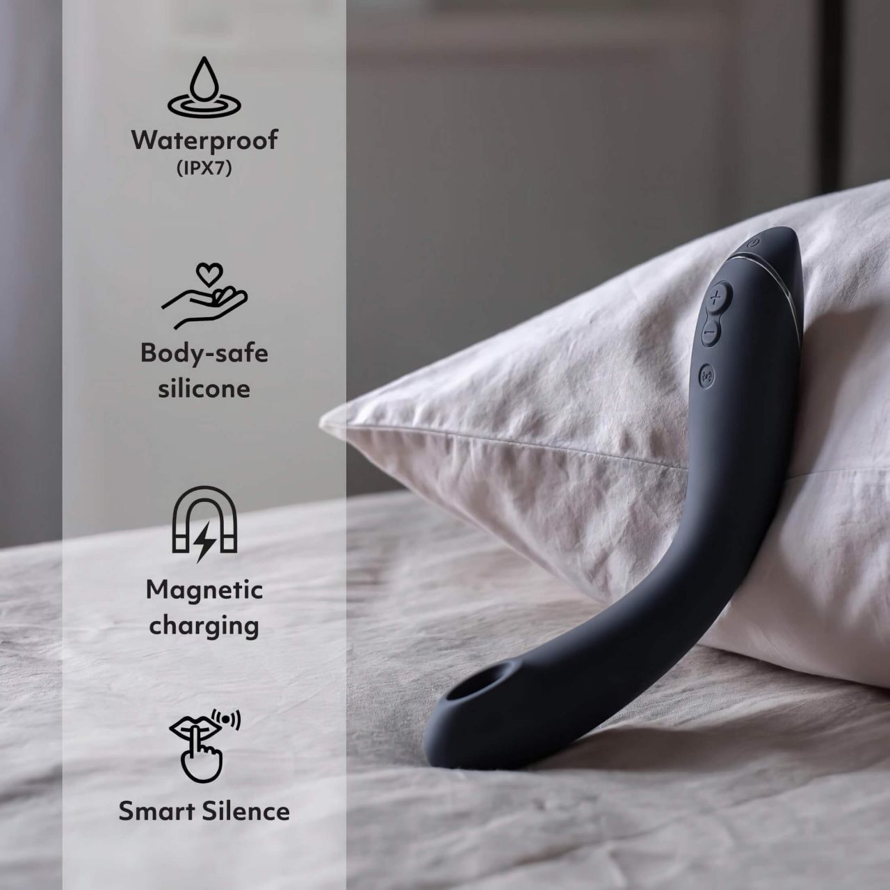 Womanizer OG - akkus, léghullámos 2in1 vibrátor (fekete) Womanizer OG - akkus, léghullámos 2in1 vibrátor (fekete)