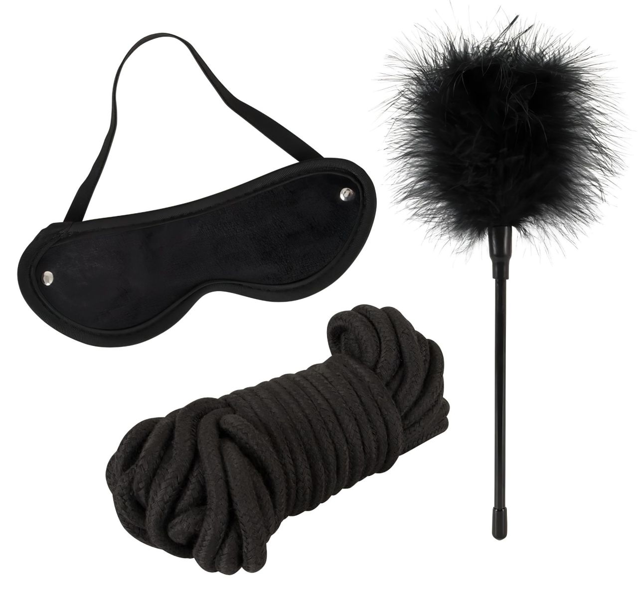 Master & Slave - Kötözős játék szett (barna-fekete) Master & Slave - Kötözős játék szett (barna-fekete)