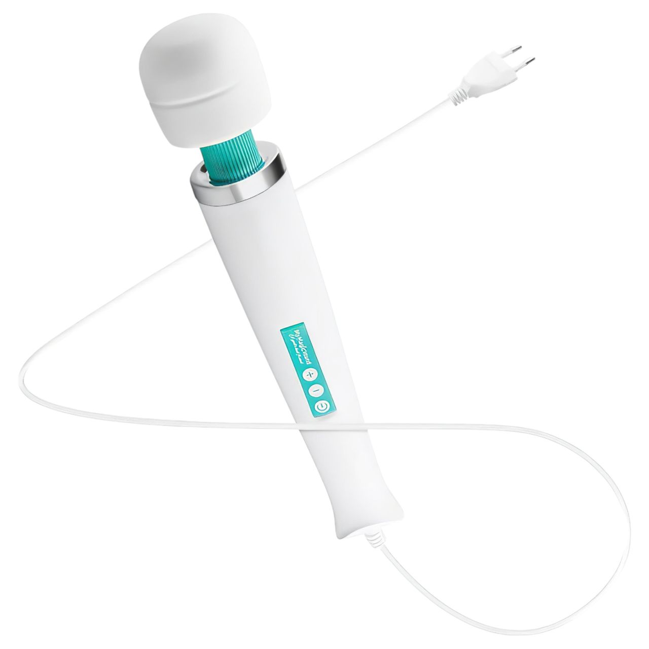 MyMagicWand - erős masszírozó vibrátor (fehér-türkiz) MyMagicWand - erős masszírozó vibrátor (fehér-türkiz)