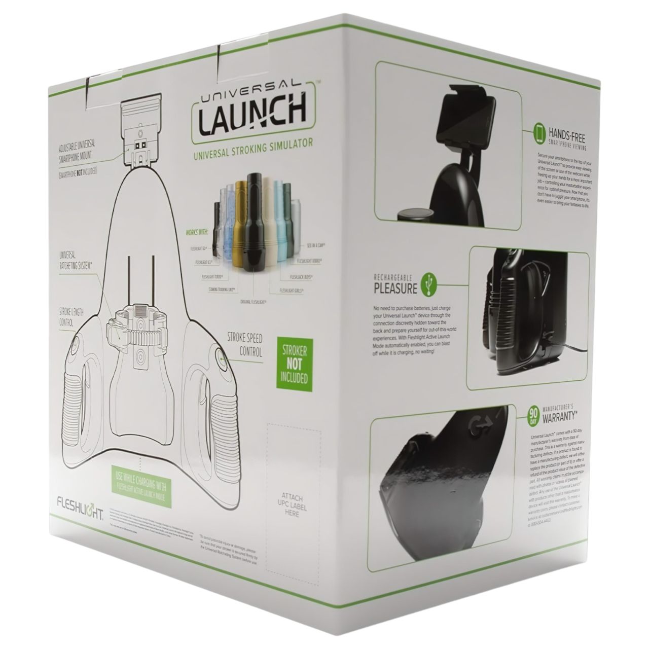 Fleshlight Universal Launch - maszturbátor adapter (fekete) Fleshlight Universal Launch - maszturbátor adapter (fekete)