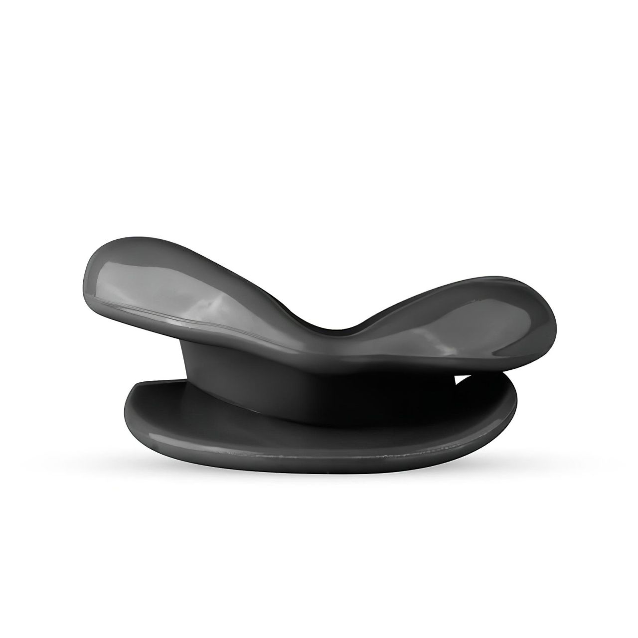 Ida Leather - nyitott szájpecek (fekete) Ida Leather - nyitott szájpecek (fekete)