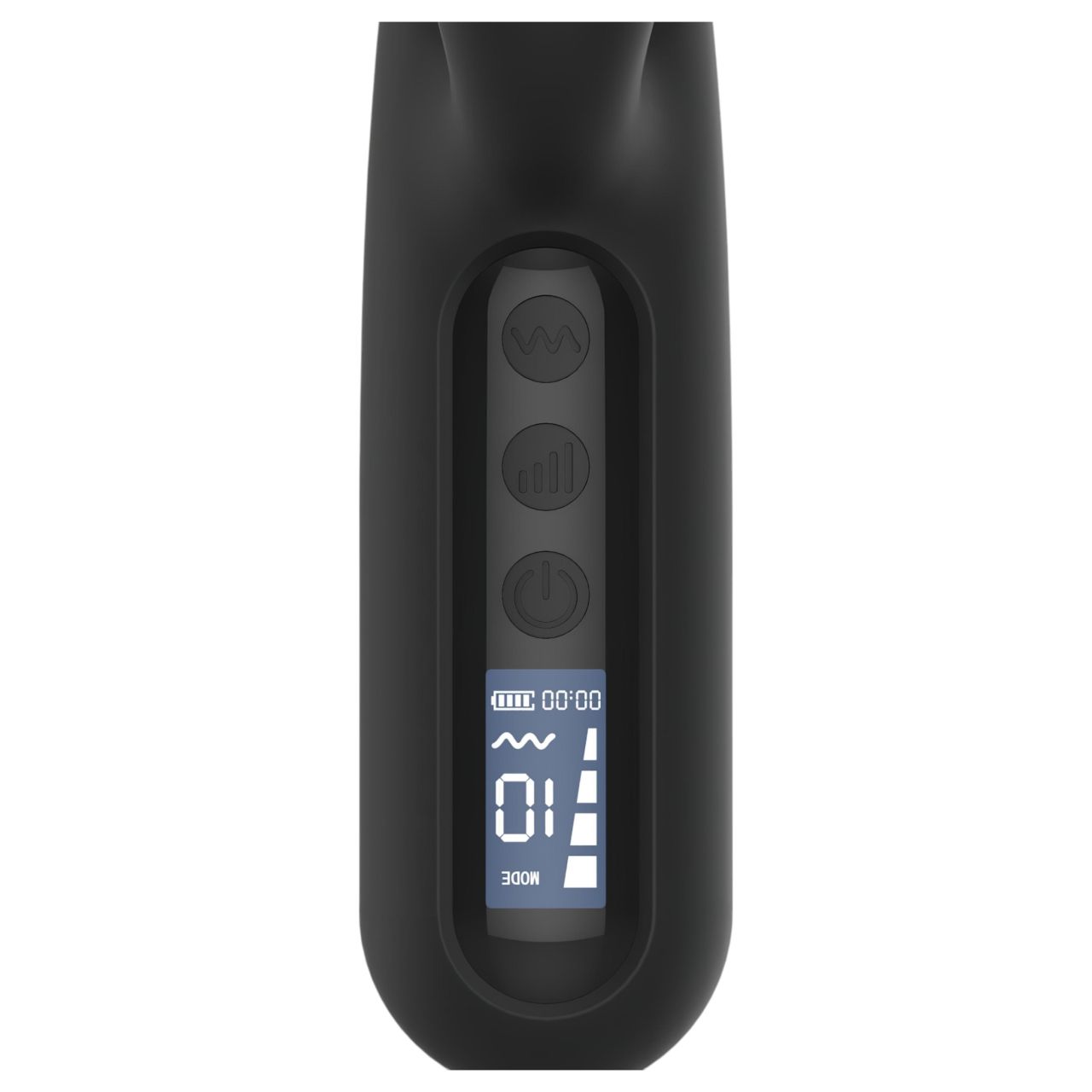 BLAQ - digitális, nyuszis csiklókaros vibrátor (fekete) BLAQ - digitális, nyuszis csiklókaros vibrátor (fekete)