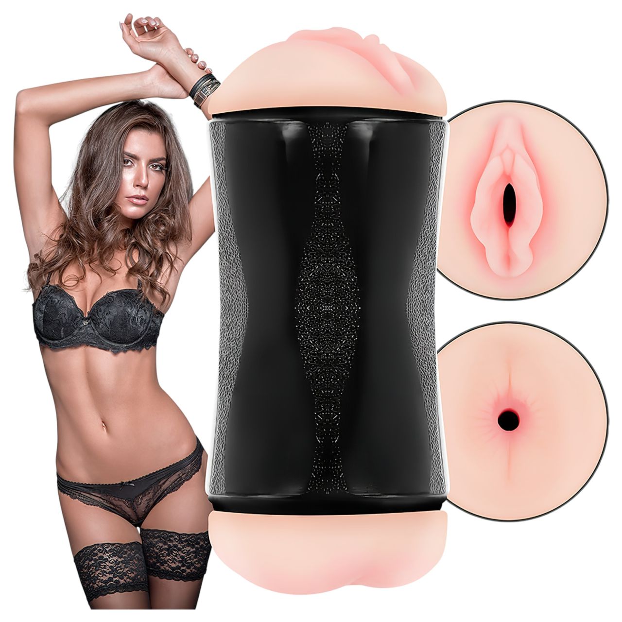 JamyJob - punci és popsi maszturbátor (natúr) JamyJob - punci és popsi maszturbátor (natúr)