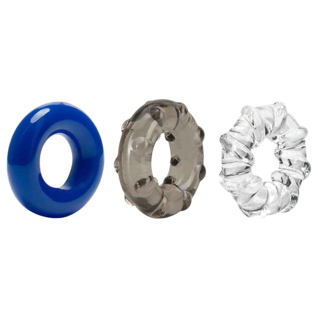 Stay Hard - változatos péniszgyűrű szett - 3db (színes) Stay Hard - változatos péniszgyűrű szett - 3db (színes)