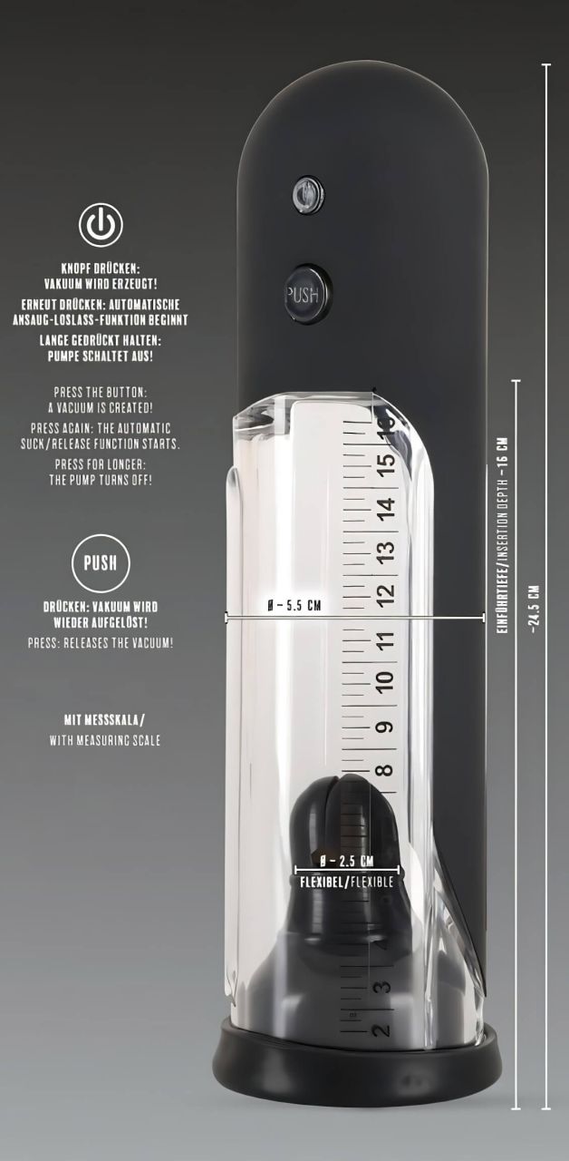 Rebel - automatikus péniszpumpa Rebel - automatikus péniszpumpa