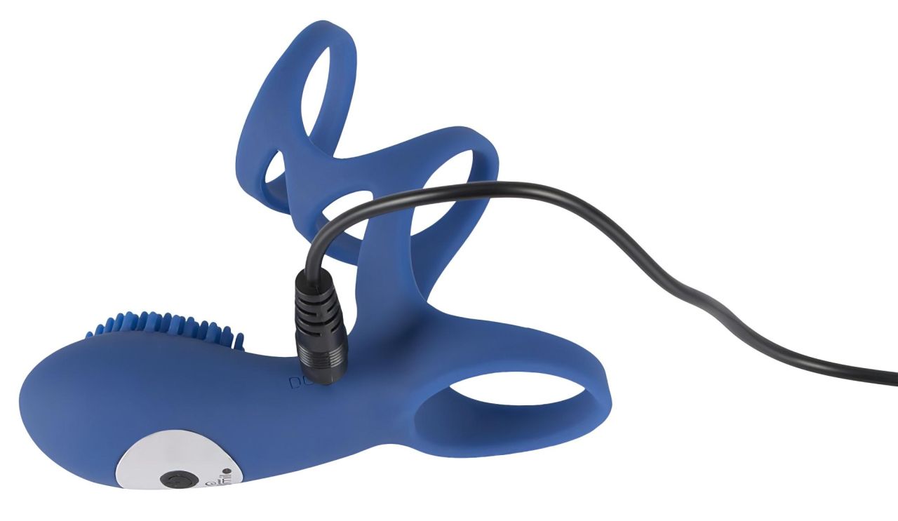 SMILE Couple - akkus, vibrációs péniszmandzsetta (kék) SMILE Couple - akkus, vibrációs péniszmandzsetta (kék)