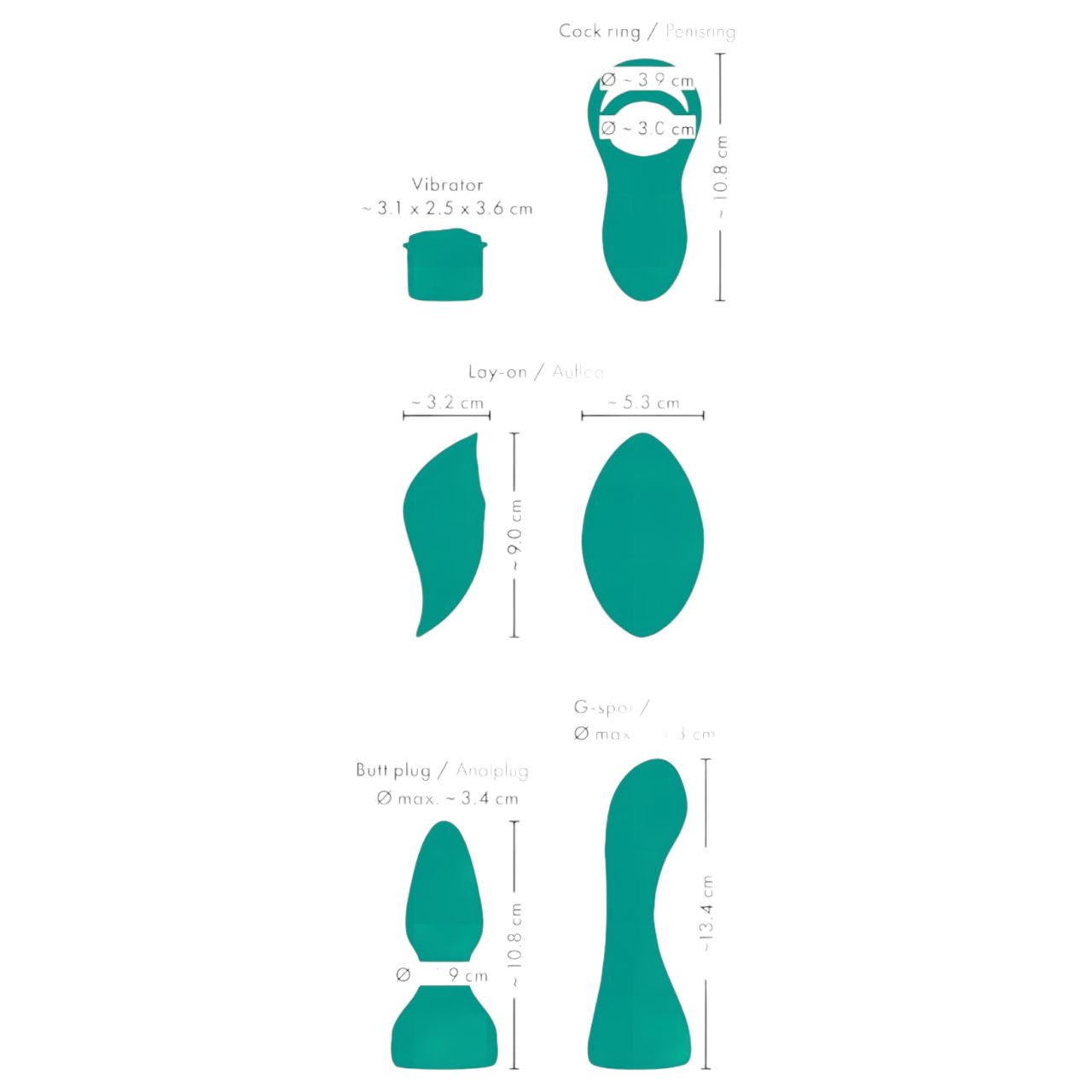 Couples Choice - 4in1 variálható távirányítós vibrátor (türkiz) Couples Choice - 4in1 variálható távirányítós vibrátor (türkiz)