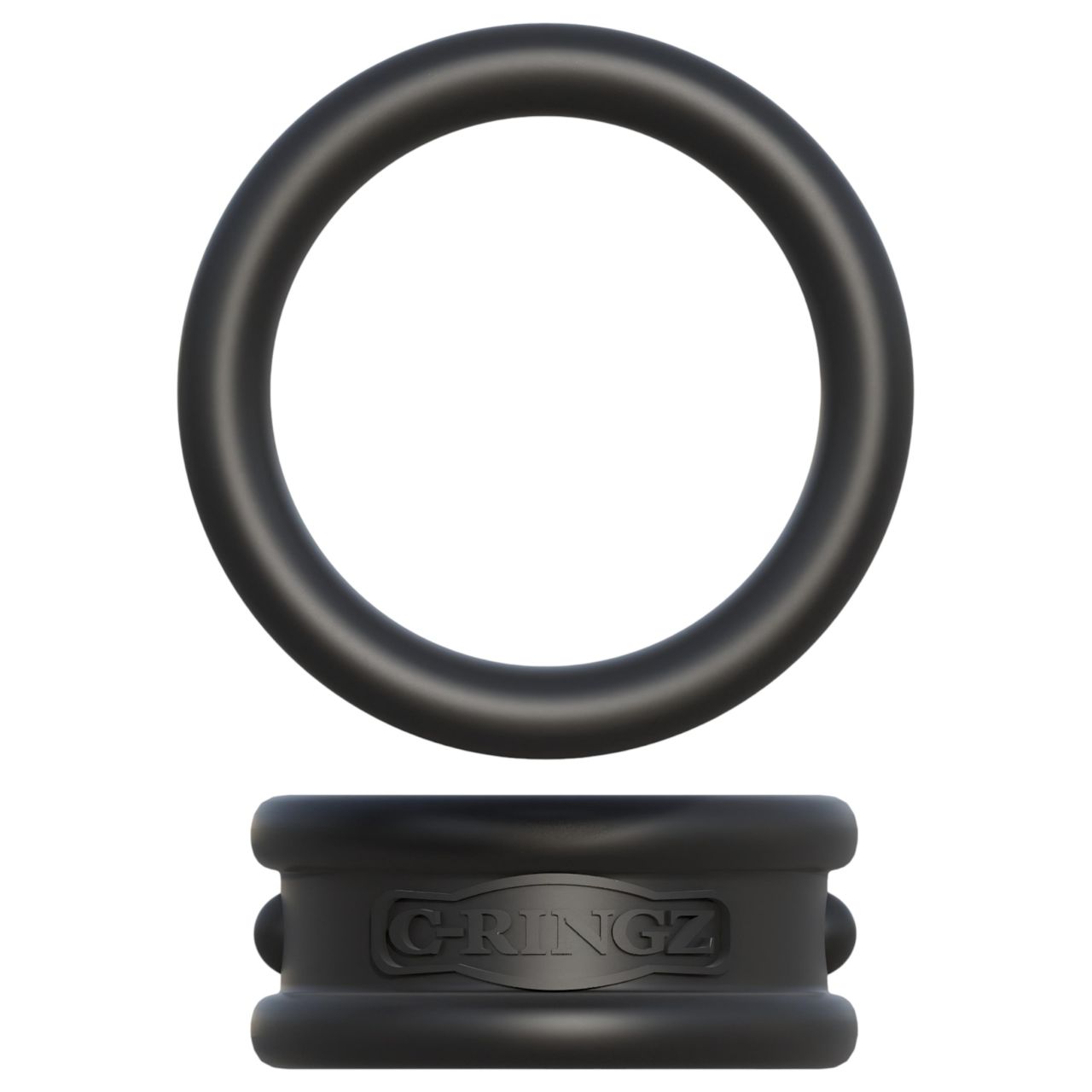 Fantasy C-Ringz - pénisz- és heregyűrű (fekete) Fantasy C-Ringz - pénisz- és heregyűrű (fekete)
