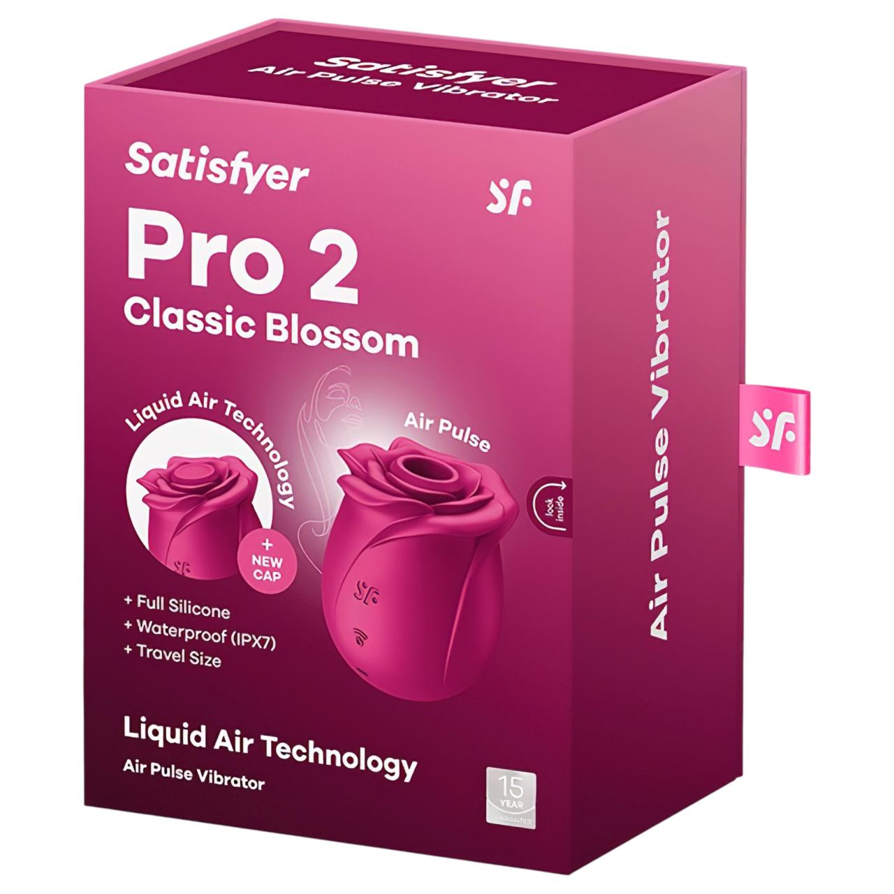 Satisfyer Pro 2 Classic Blossom - léghullámos csiklóizgató (piros) Satisfyer Pro 2 Classic Blossom - léghullámos csiklóizgató (piros)