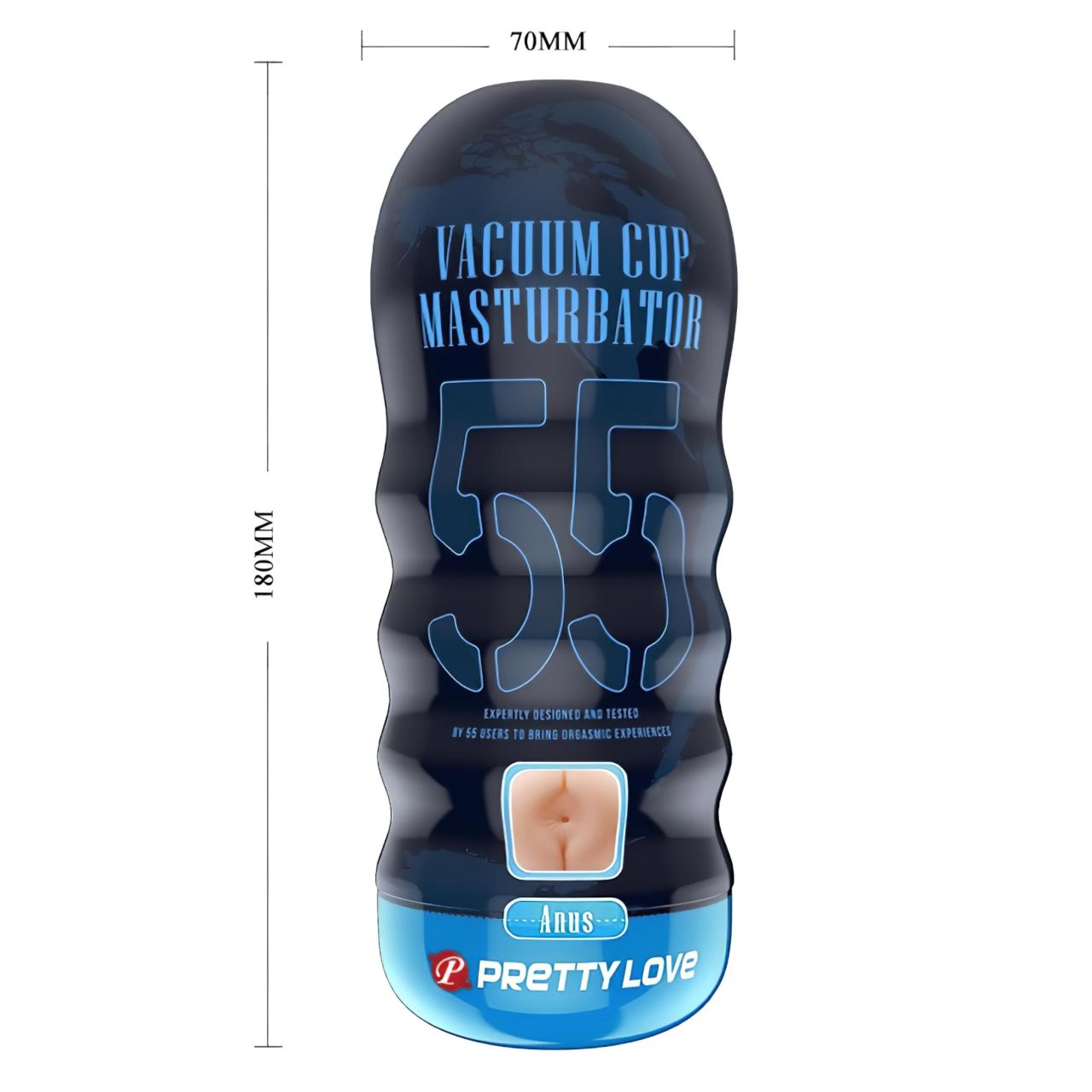 Pretty Love Vacuum Cup - élethű műpopsi maszturbátor (natúr) Pretty Love Vacuum Cup - élethű műpopsi maszturbátor (natúr)