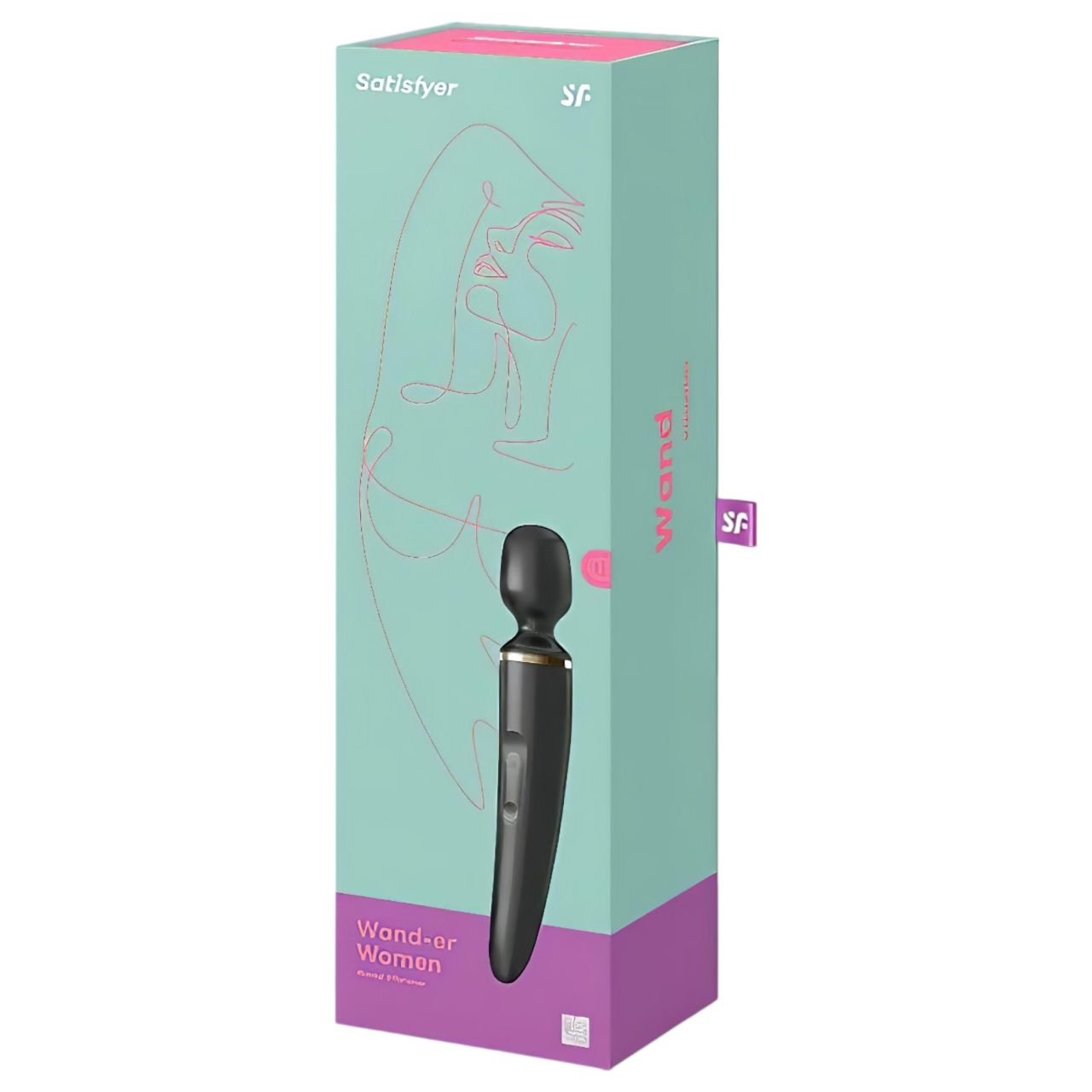 Satisfyer Wand-er Woman - vízálló masszírozó vibrátor (fekete) Satisfyer Wand-er Woman - vízálló masszírozó vibrátor (fekete)