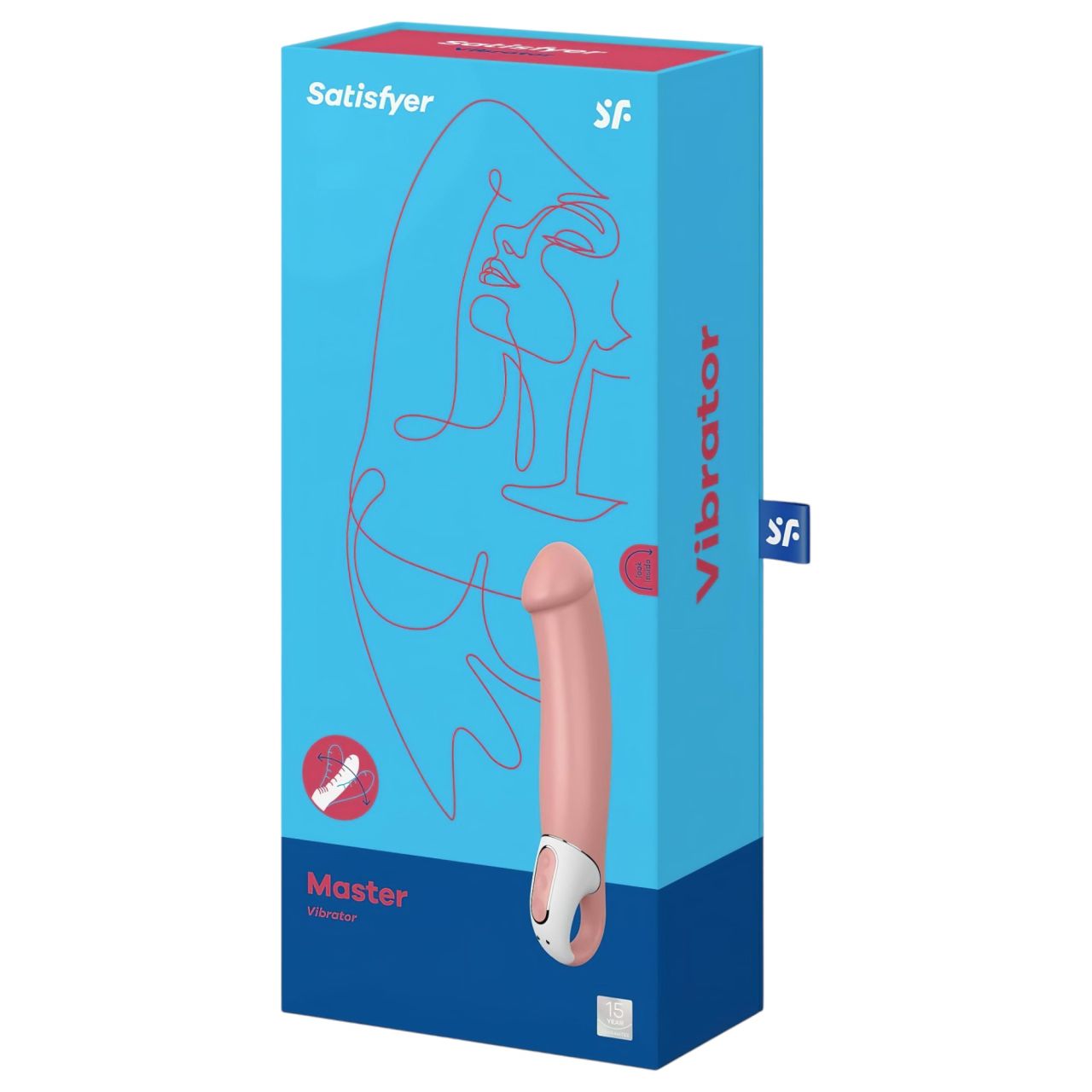 Satisfyer Master - vízálló, akkus vibrátor (natúr) Satisfyer Master - vízálló, akkus vibrátor (natúr)