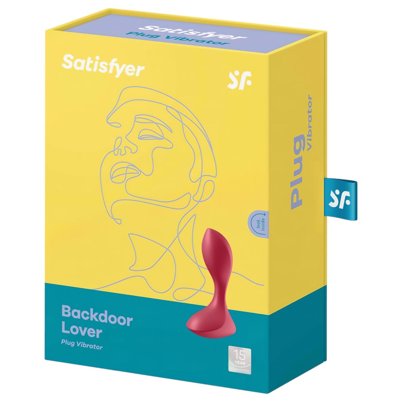 Satisfyer Backdoor Lover - akkus, vízálló anál vibrátor (piros) Satisfyer Backdoor Lover - akkus, vízálló anál vibrátor (piros)