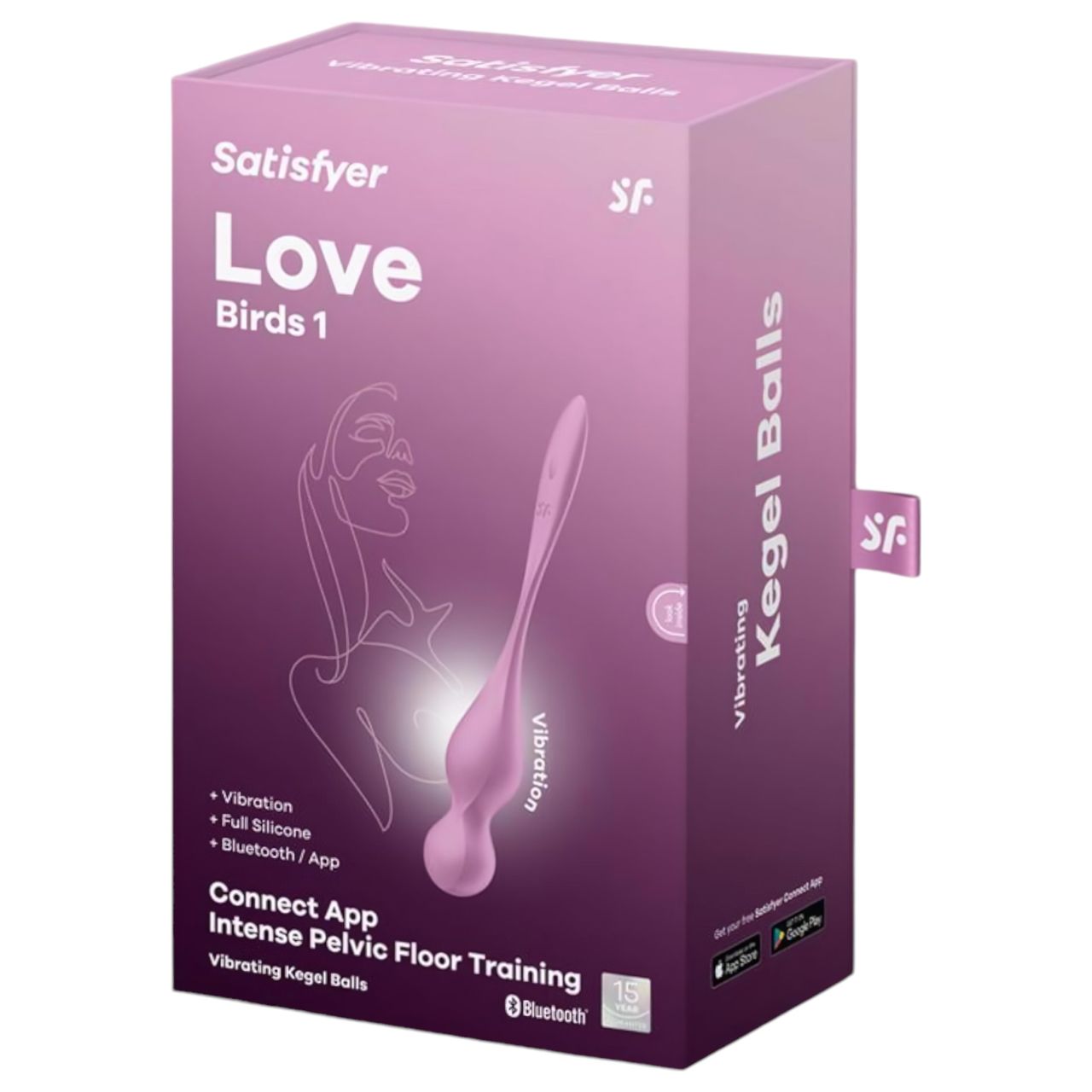 Satisfyer Love Birds 1 - okos, vibrációs gésagolyó (pink) Satisfyer Love Birds 1 - okos, vibrációs gésagolyó (pink)