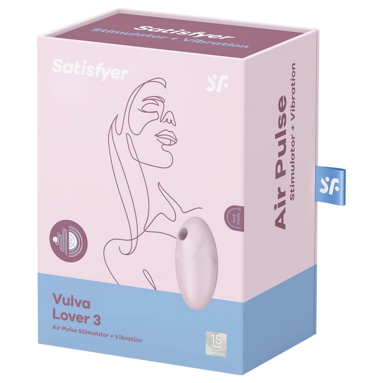Satisfyer Vulva Lover 3 - akkus, léghullámos csiklóizgató (pink) Satisfyer Vulva Lover 3 - akkus, léghullámos csiklóizgató (pink)