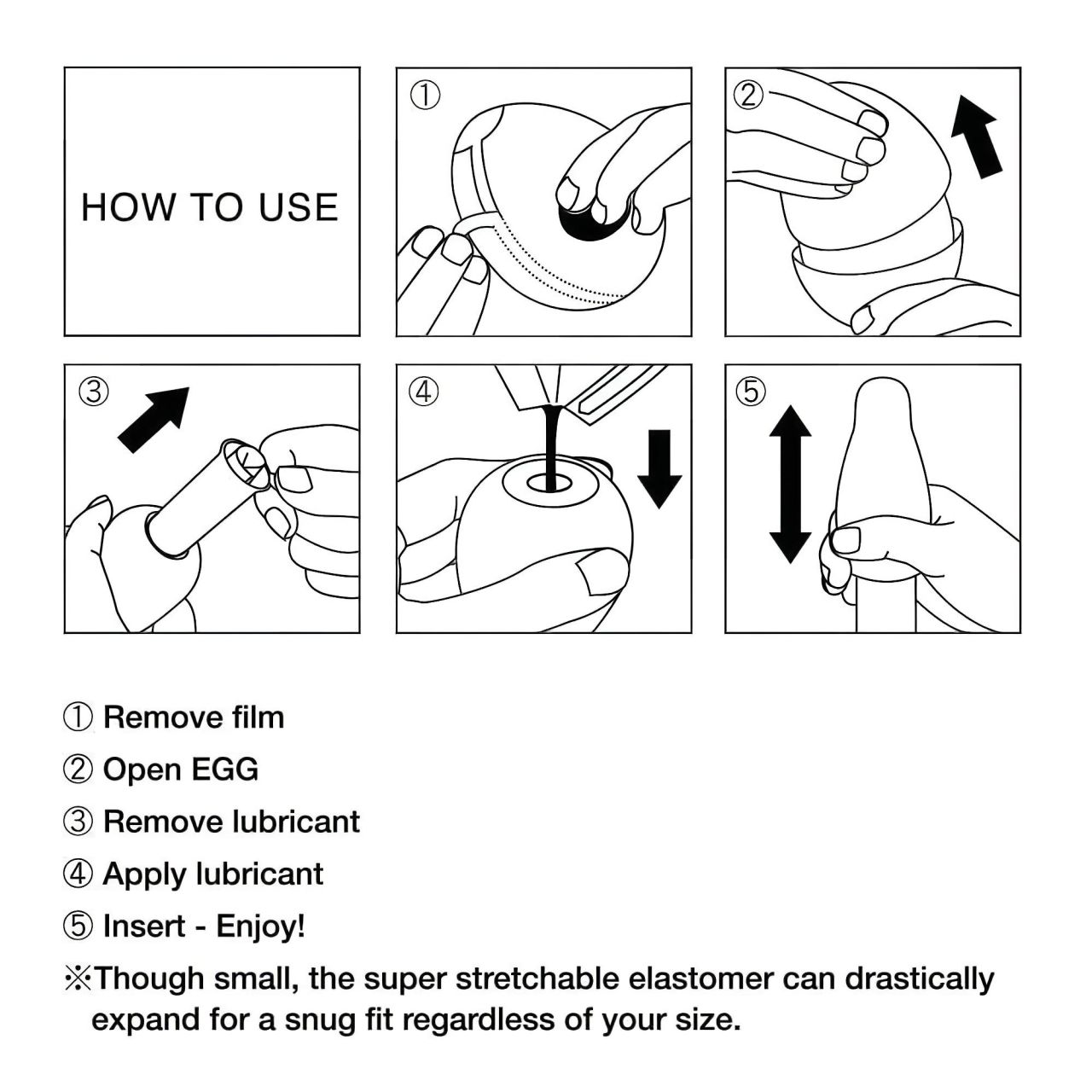TENGA Egg Wonder - tojás maszturbátor készlet (6db)