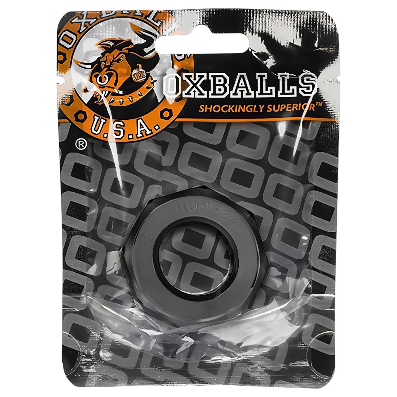 OXBALLS - extra erős péniszgyűrű (fekete) OXBALLS - extra erős péniszgyűrű (fekete)