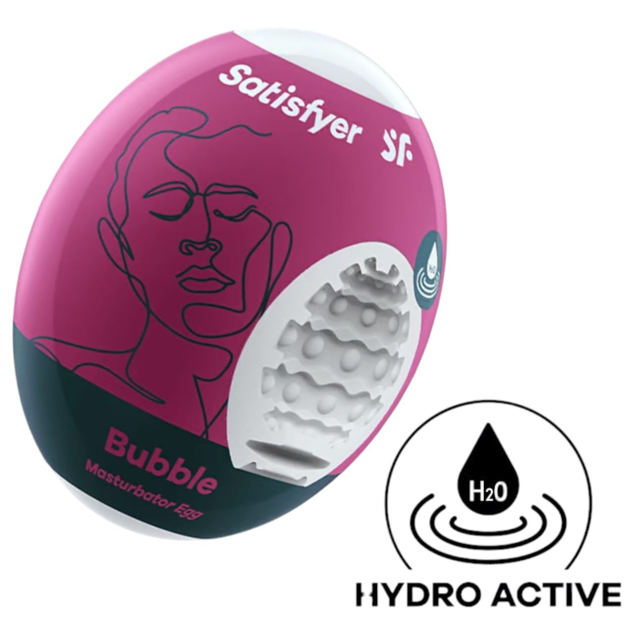 Satisfyer Egg Bubble - tojás maszturbátor (1db) Satisfyer Egg Bubble - tojás maszturbátor (1db)