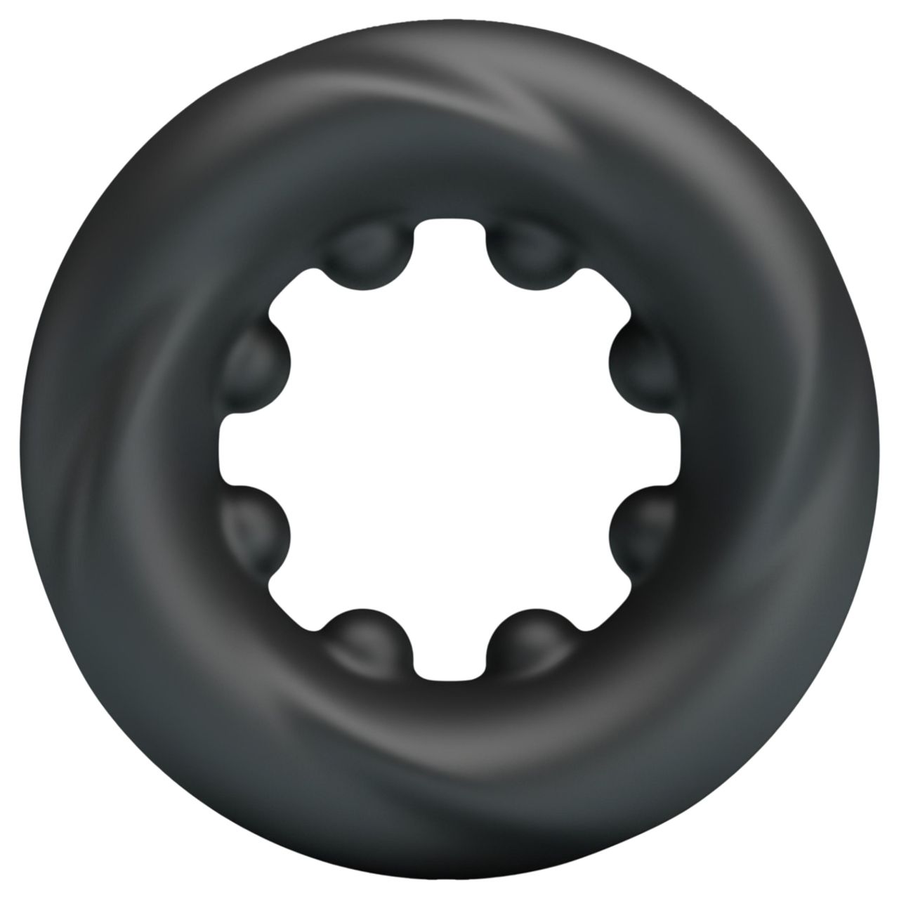 Crazy Bull - stimuláló péniszgyűrű (fekete) Crazy Bull - stimuláló péniszgyűrű (fekete)