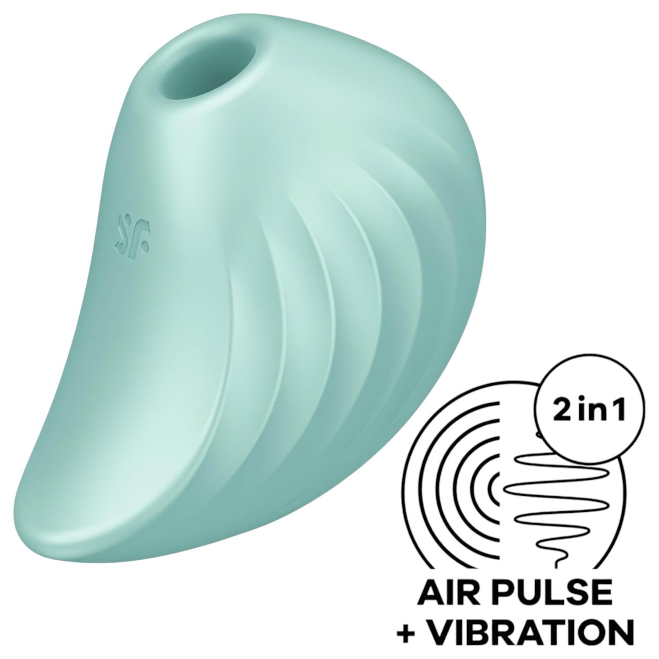 Satisfyer Pearl Diver - léghullámos csikló vibrátor (menta)