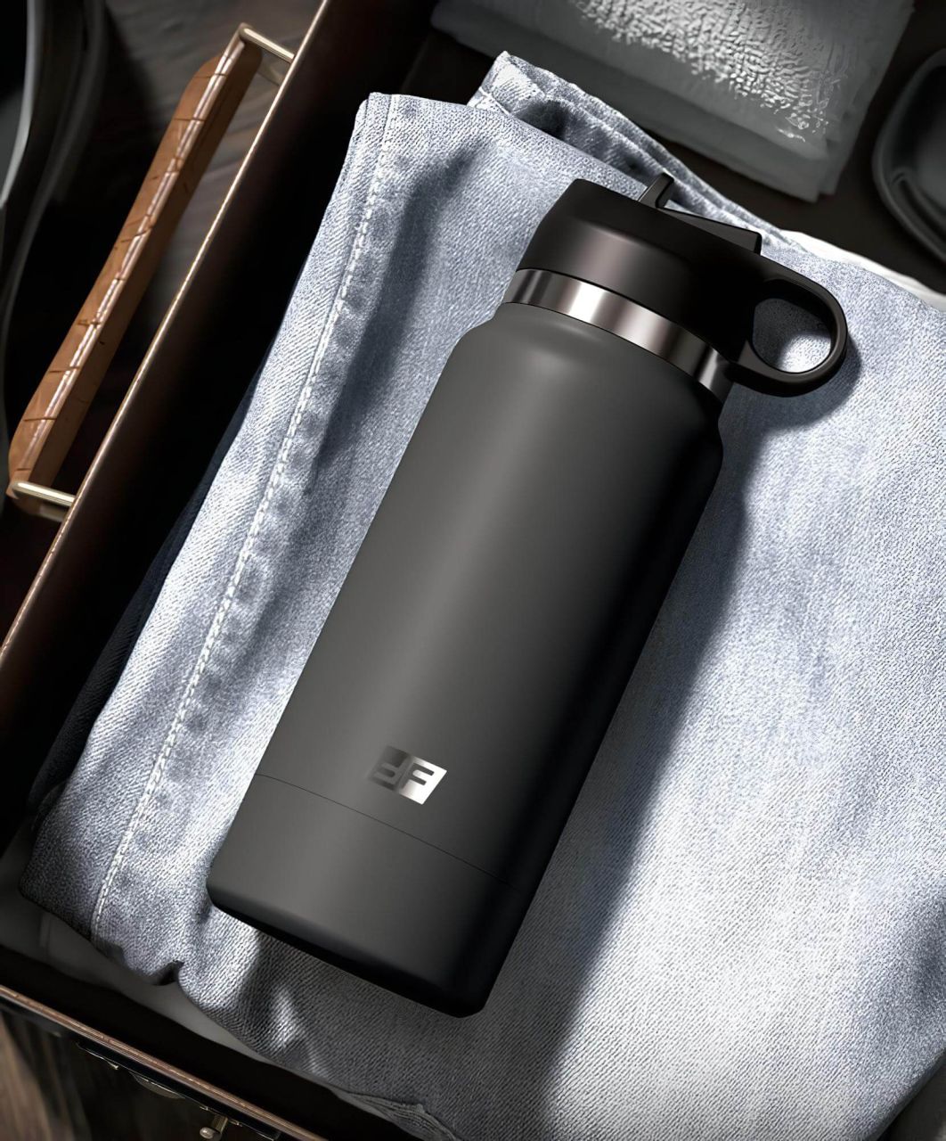 Fuck Flask Secret Delight - műpunci kulacsban (fekete-barna) Fuck Flask Secret Delight - műpunci kulacsban (fekete-barna)