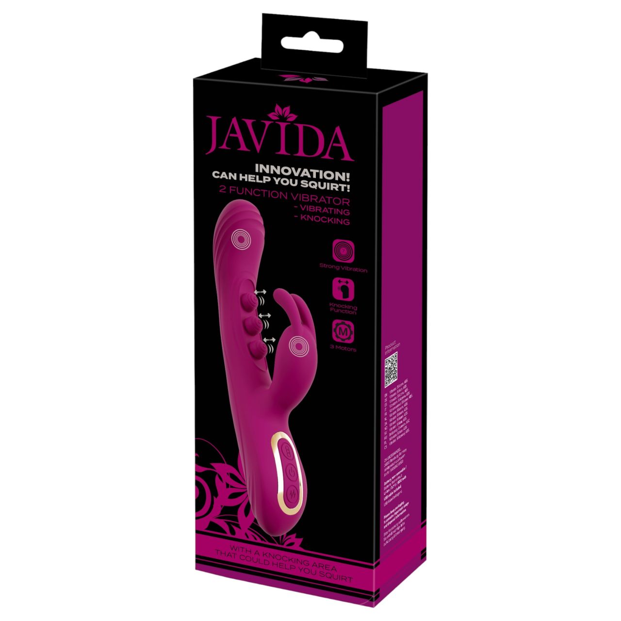 Smile - golyós, csiklókaros vibrátor (lila)