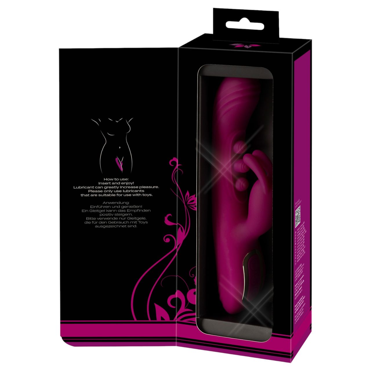 Smile - golyós, csiklókaros vibrátor (lila)