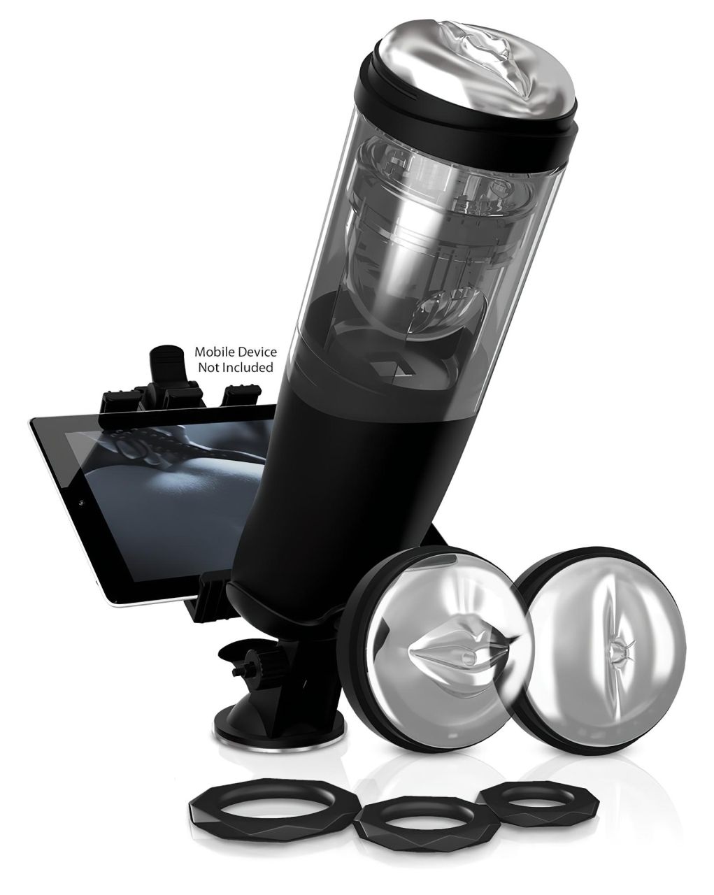 PDX Mega-Bator - forgó, fel-le mozgó maszturbátor (fekete) PDX Mega-Bator - forgó, fel-le mozgó maszturbátor (fekete)