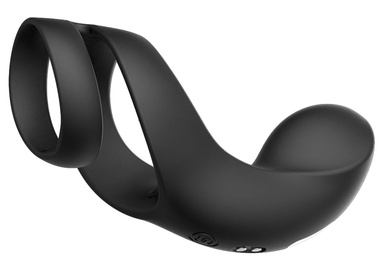 Svakom Benedict - gát stimuláló, vibrációs péniszgyűrű (fekete) Svakom Benedict - gát stimuláló, vibrációs péniszgyűrű (fekete)