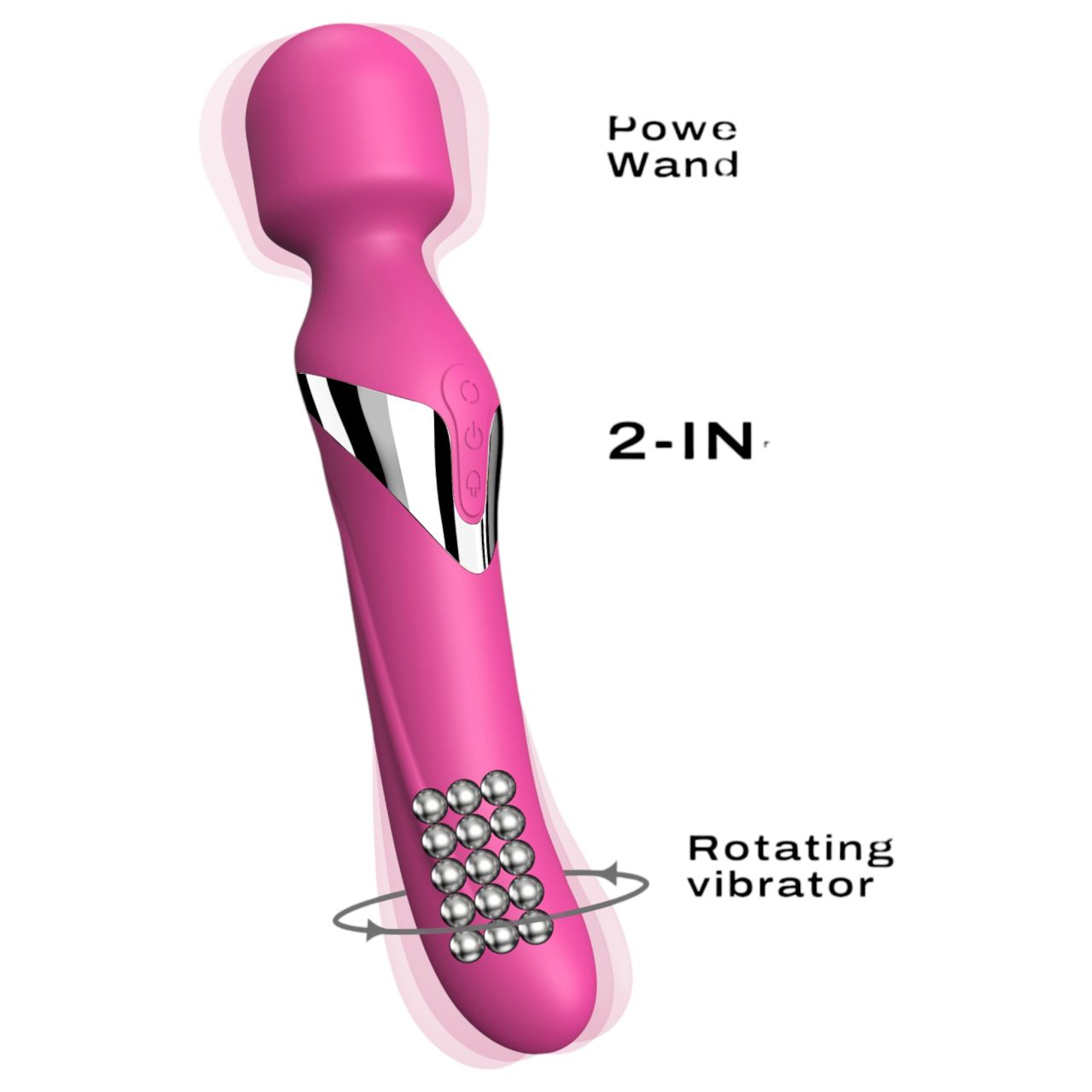 / Dorcel Dual Orgasms - akkus, 2in1 masszírozó vibrátor (pink) / Dorcel Dual Orgasms - akkus, 2in1 masszírozó vibrátor (pink)